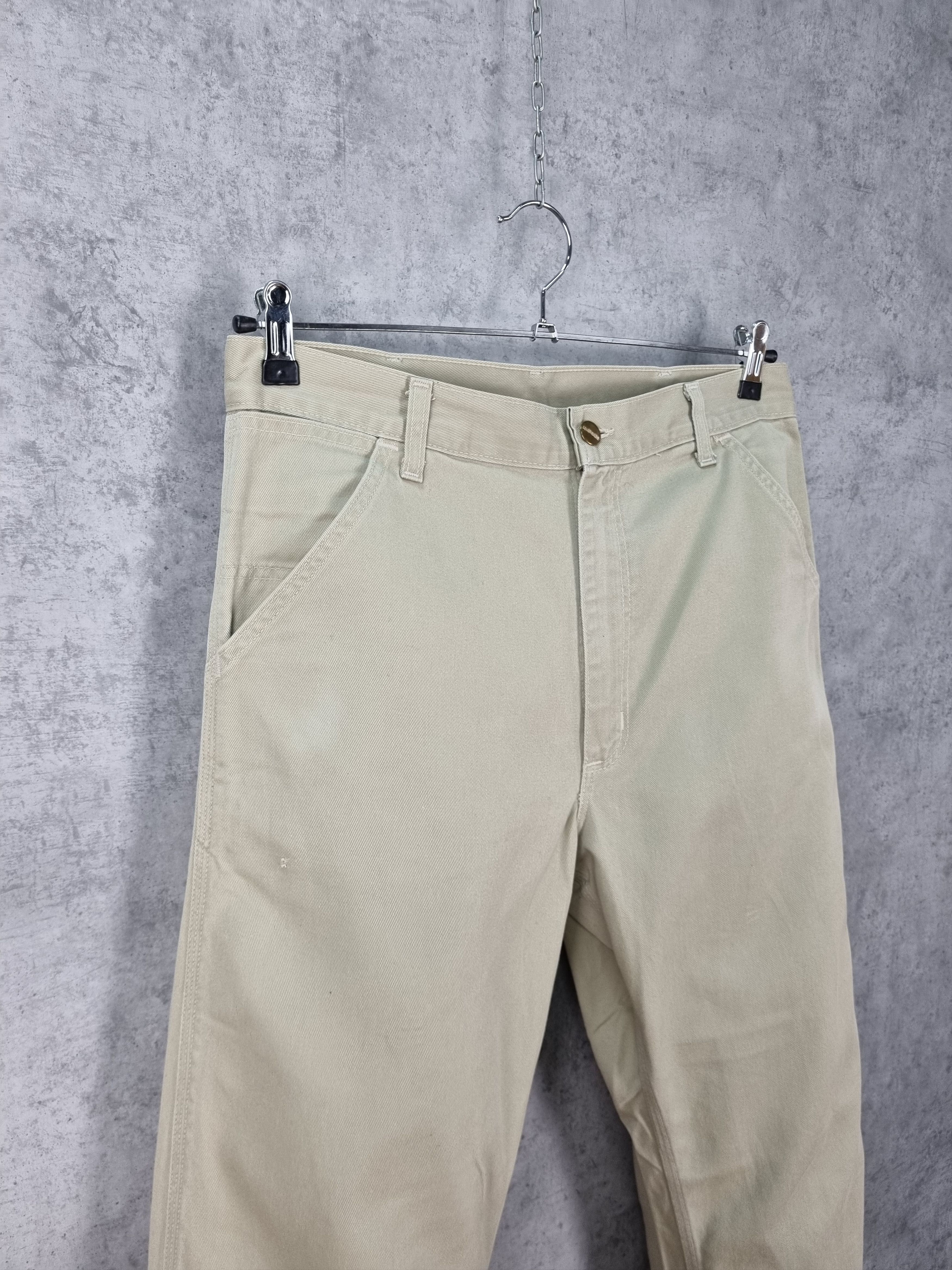 Vintage Carhartt Casual Beige Pants Size US 32 / EU 48 - 3 Thumbnail
