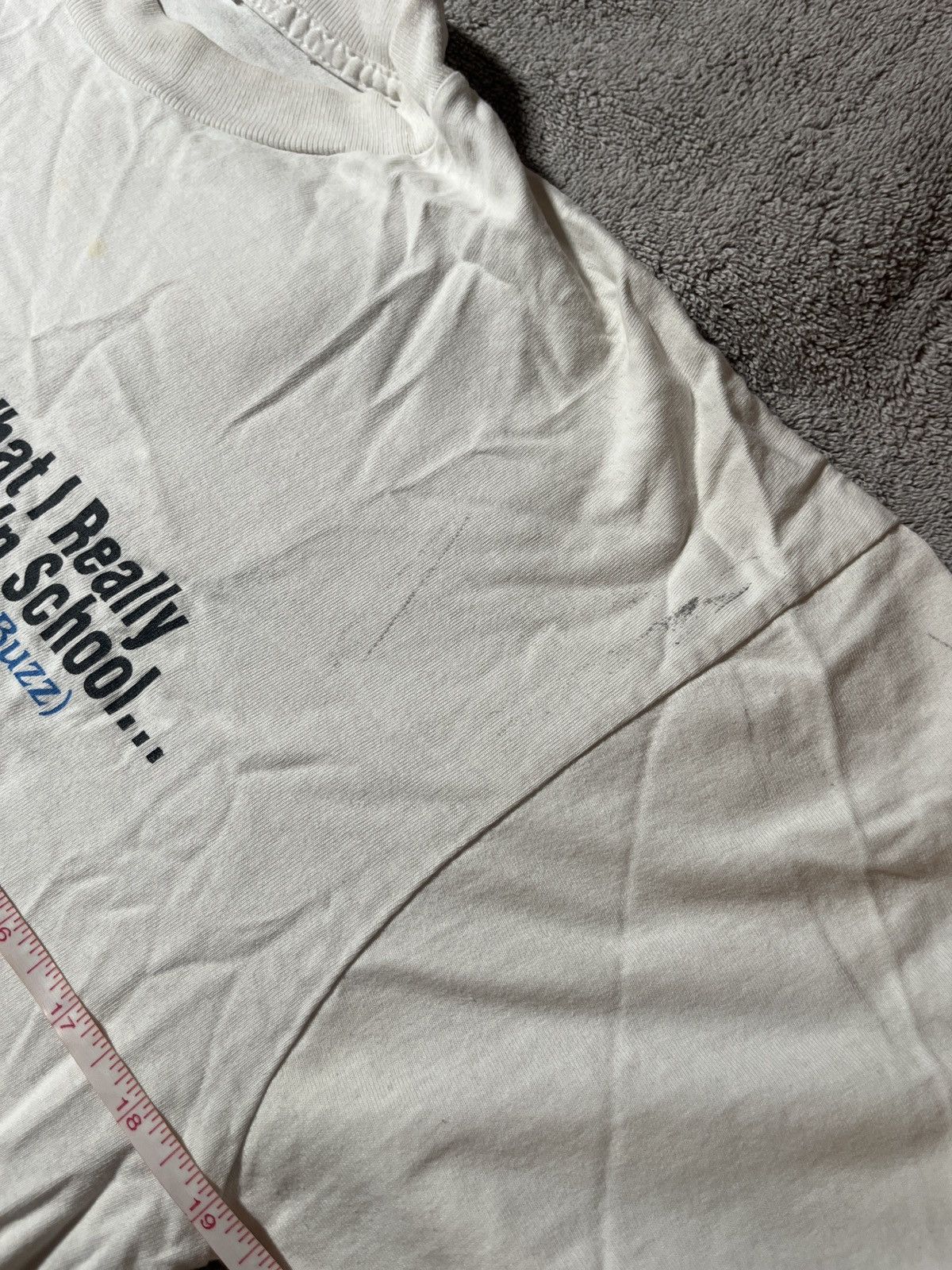 Vintage What I Really Learned in School Vintage Tee Size US L / EU 52-54 / 3 - 5 Thumbnail