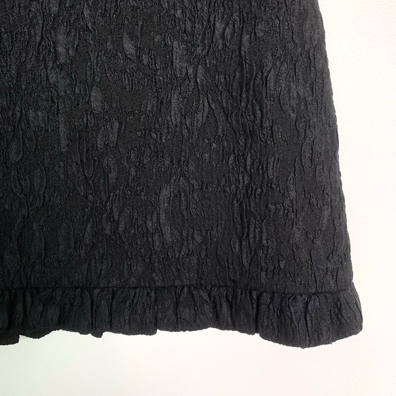 Miu Miu [MiuMiu] Pleated A-Line Mini Skirt 38 Black Size 38" / US 16 / IT 52 - 4 Thumbnail