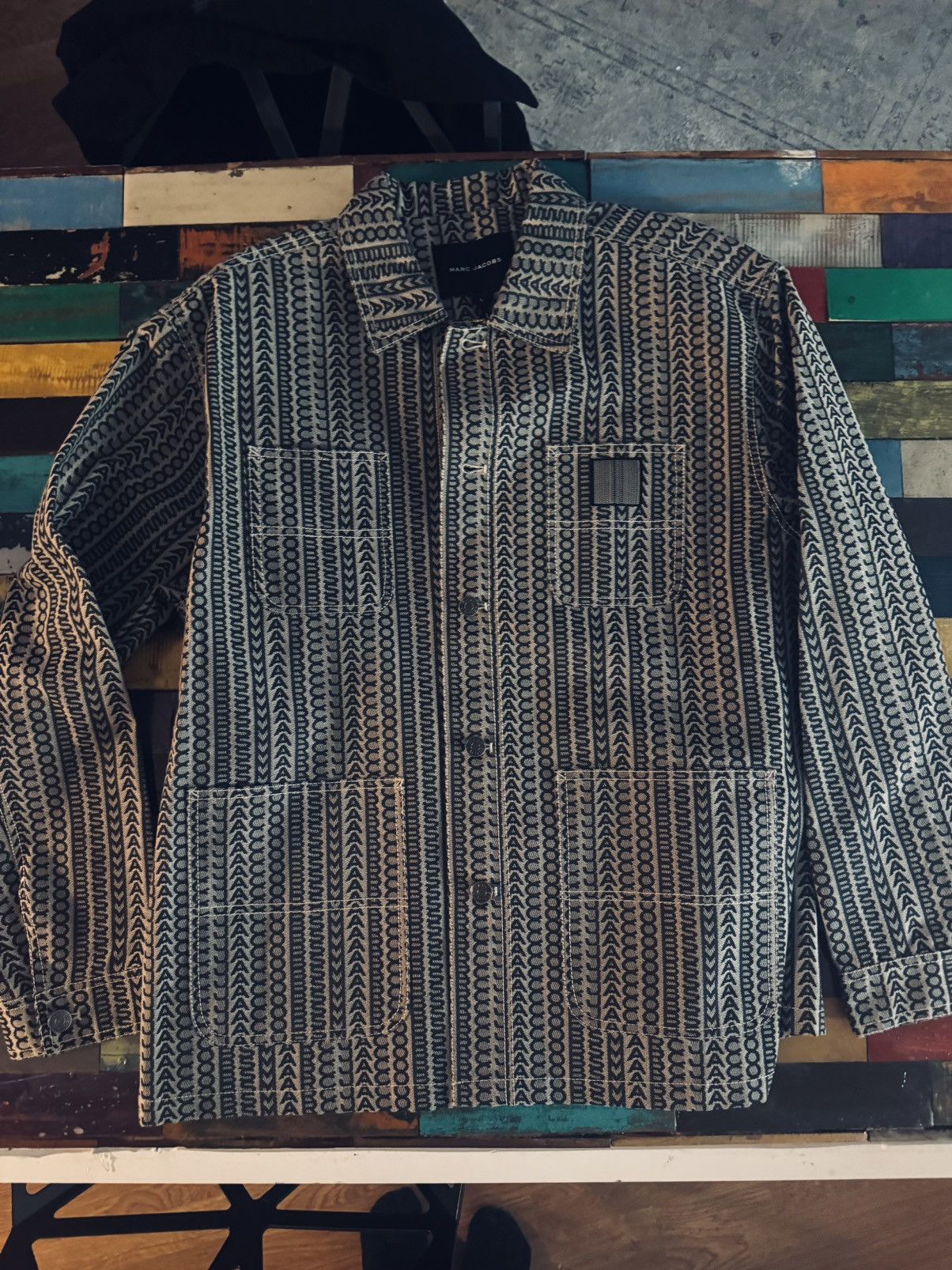 Marc Jacobs Denim Jacket - Marc Jacobs - Brand New Size US L / EU 52-54 / 3 - 1 Thumbnail