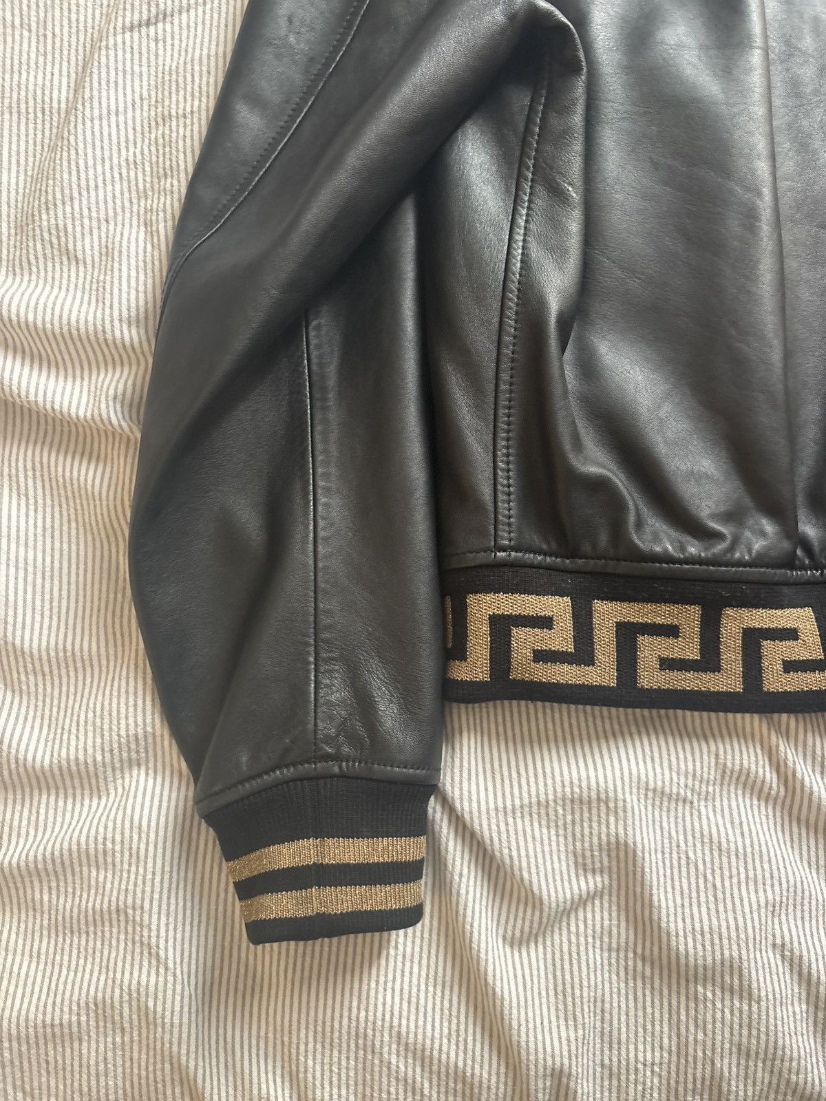 Versace ss22 versace leather jacket Size US M / EU 48-50 / 2 - 8 Thumbnail