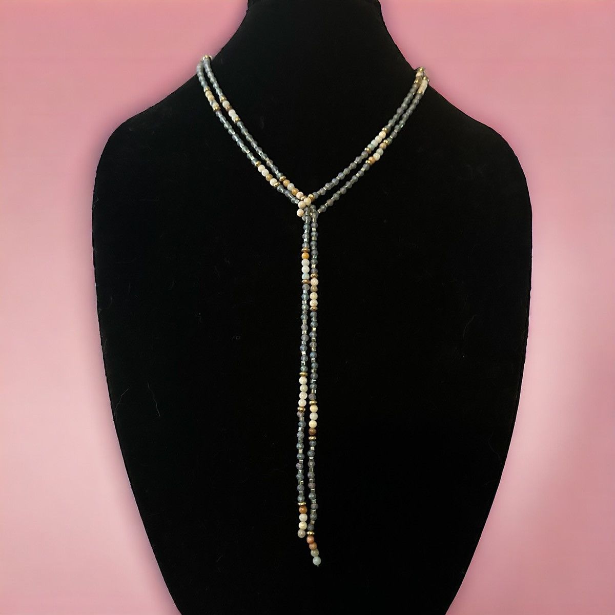 Other Long beaded lariat necklace Size ONE SIZE - 1 Thumbnail