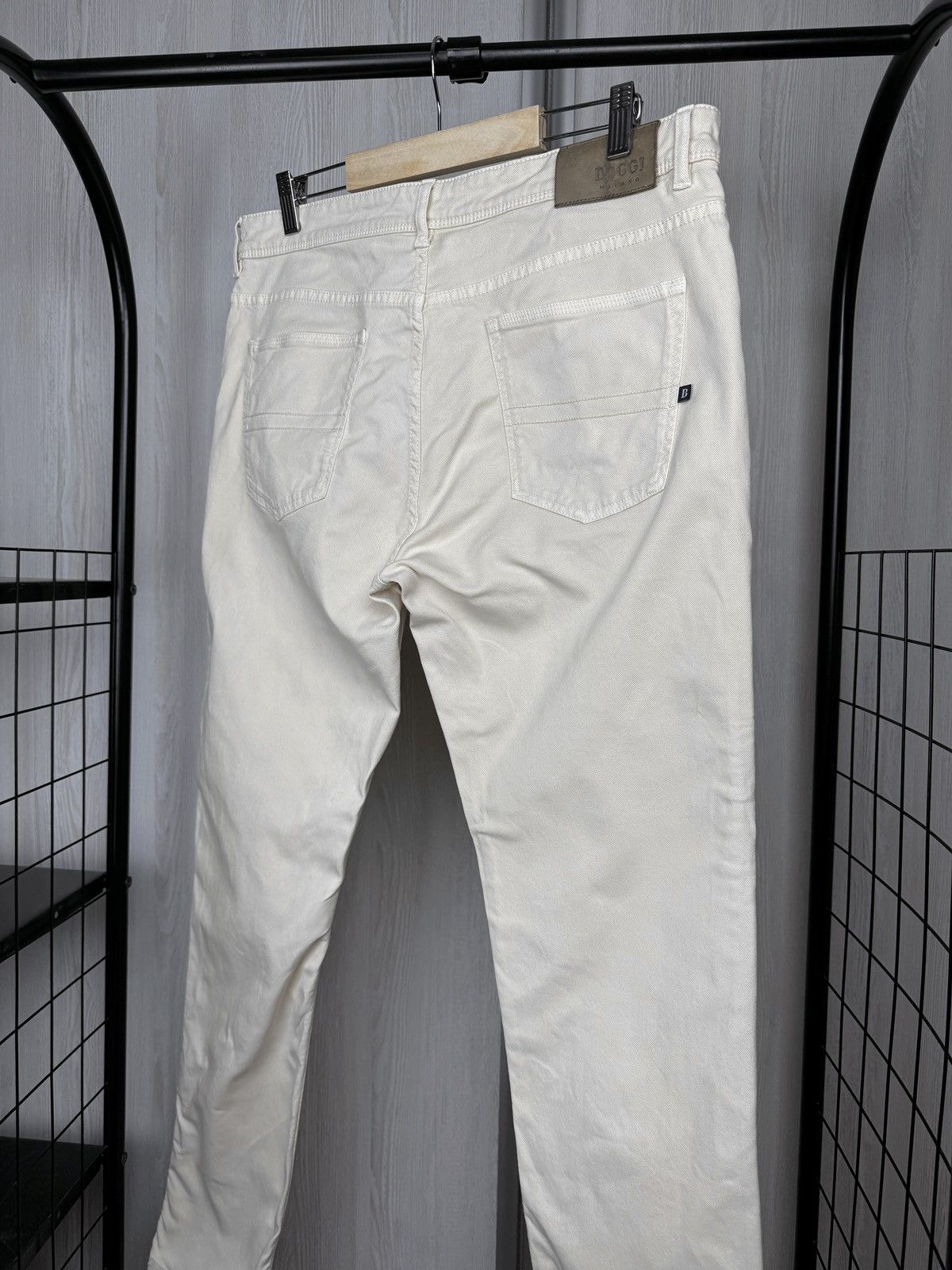 Boggi Boggi Milano Claude Creamy Beige Denim Jeans Chino Pants 34 Size US 34 / EU 50 - 8 Thumbnail