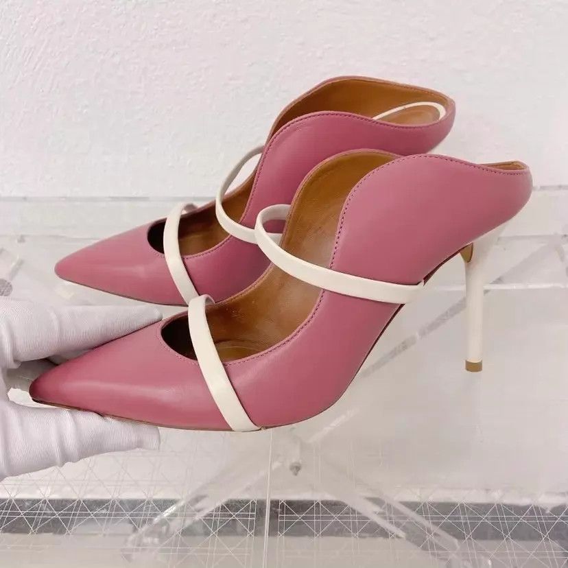 Malone Souliers MALONE SOULIERS Pink Heeled Sandals EU 38 Size US 7.5 / IT 37.5 - 2 Thumbnail