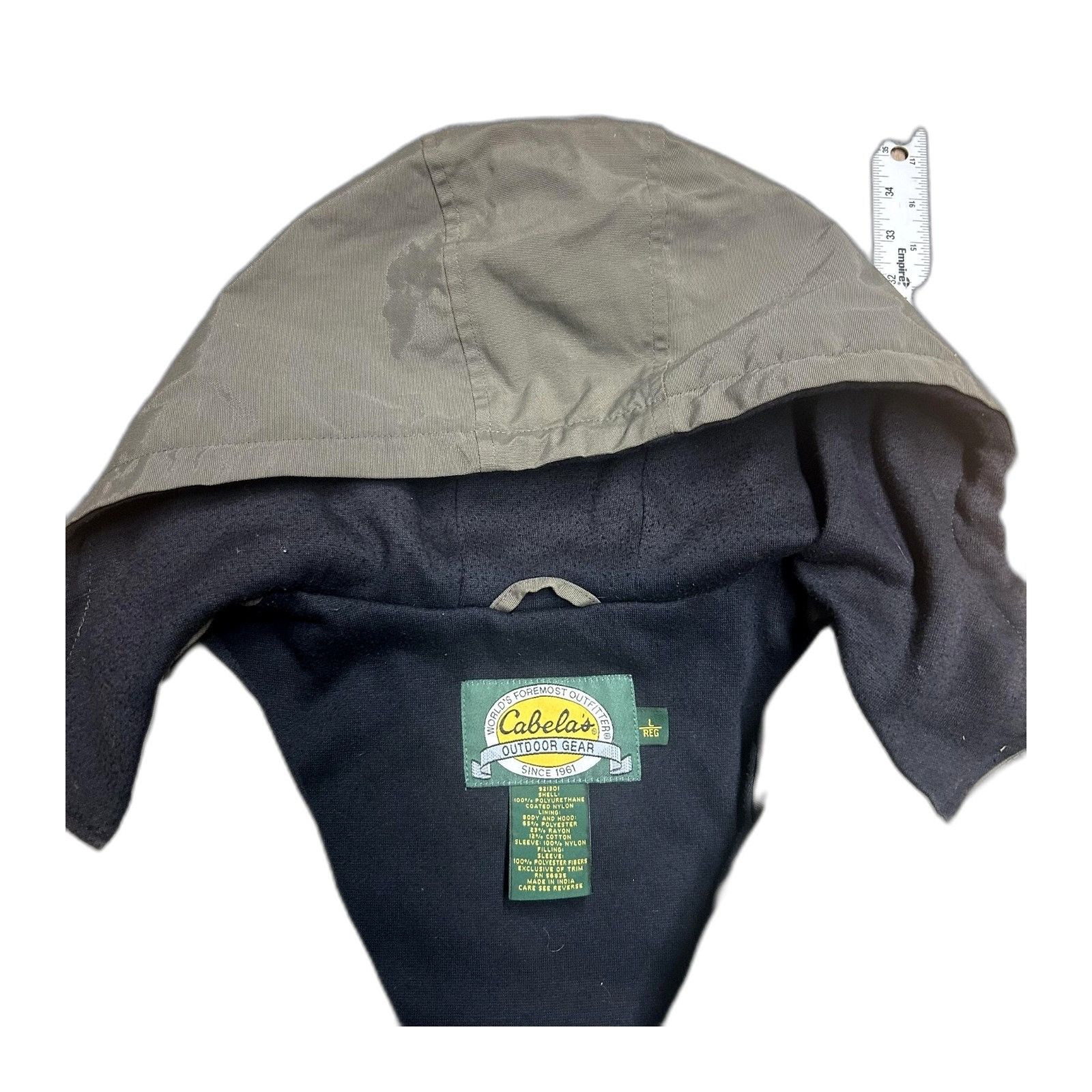 Vintage Cabela's Outdeer Gear All Weather Green Nylon Jacket Mens La Size US L / EU 52-54 / 3 - 4 Thumbnail