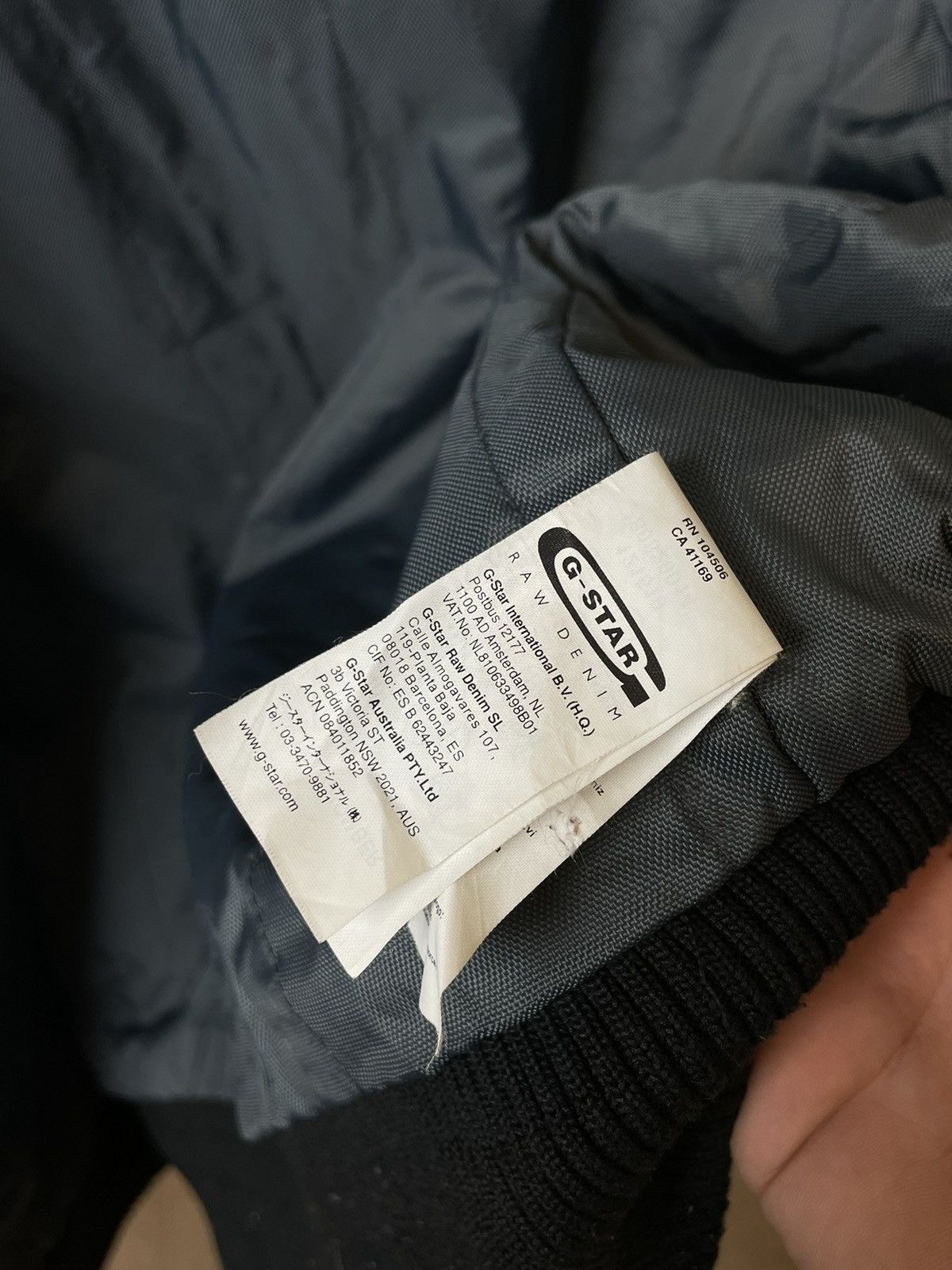 G-Star × Vintage Vintage G-Star Raw Biker Jacket Mulipocket Size US L / EU 52-54 / 3 - 12 Thumbnail