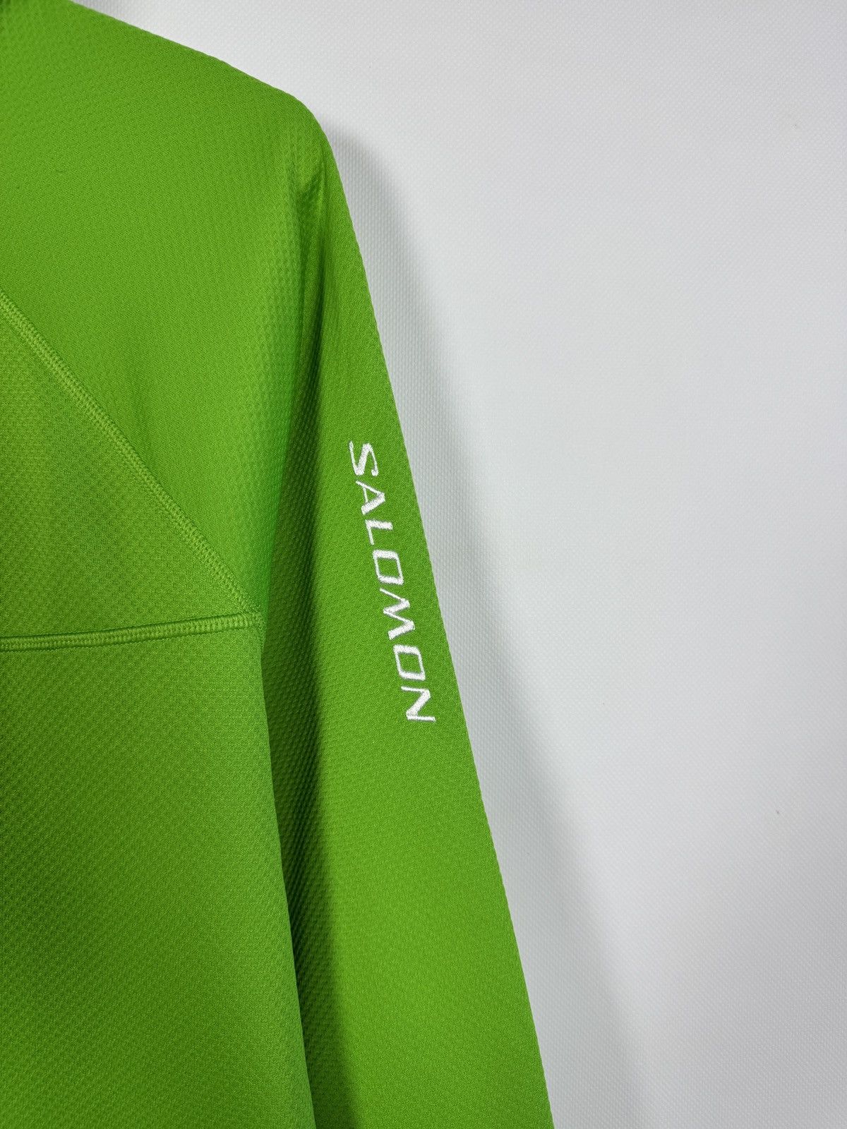 Salomon Salomon Green 1/4 Zip Pullover Long Sleeve Sport Top Size L Size US L / EU 52-54 / 3 - 6 Thumbnail