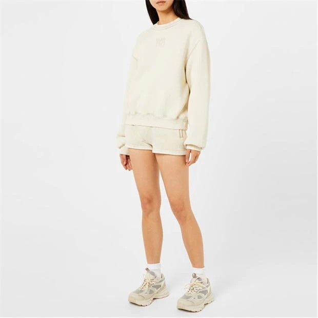 Alexander Wang o1g2r1mq0824 Shorts in Ivory Size 29" - 4 Thumbnail