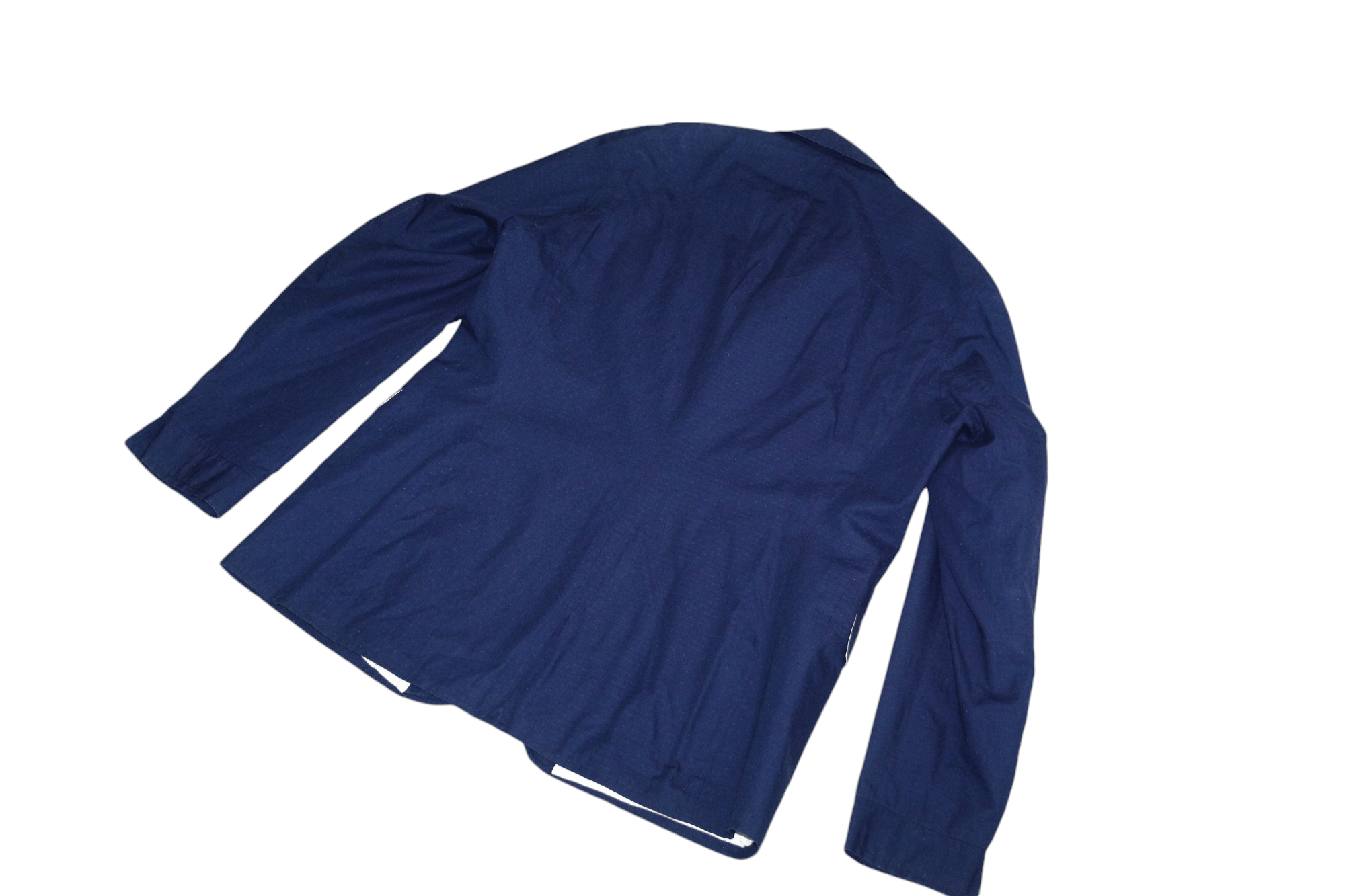 Oliver Spencer Oliver Spencer Textured Indigo Cotton Twill Lined Blazer Size US M / EU 48-50 / 2 - 12 Thumbnail