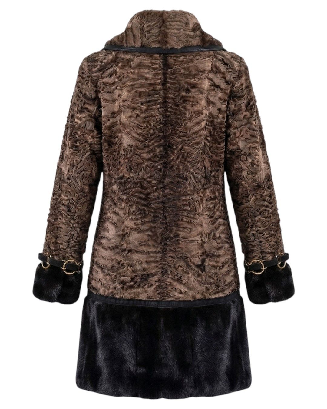Gucci F/W 2008 RUNWAY KARAKUL LAMB FUR COAT WITH MINK FUR Size M / US 6-8 / IT 42-44 - 5 Thumbnail