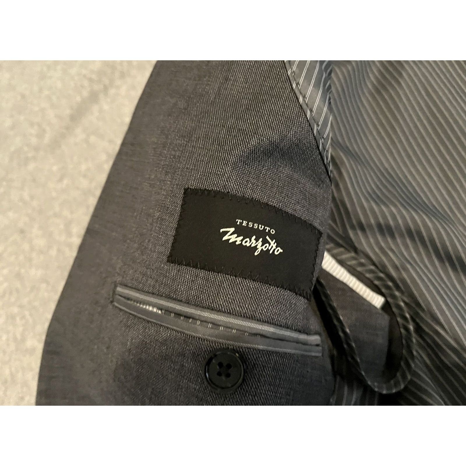 Banana Republic Banana Republic Blazer Jacket Mens 38R Slim Fit Gray Wool Blazer Jacket Size 38R - 3 Thumbnail