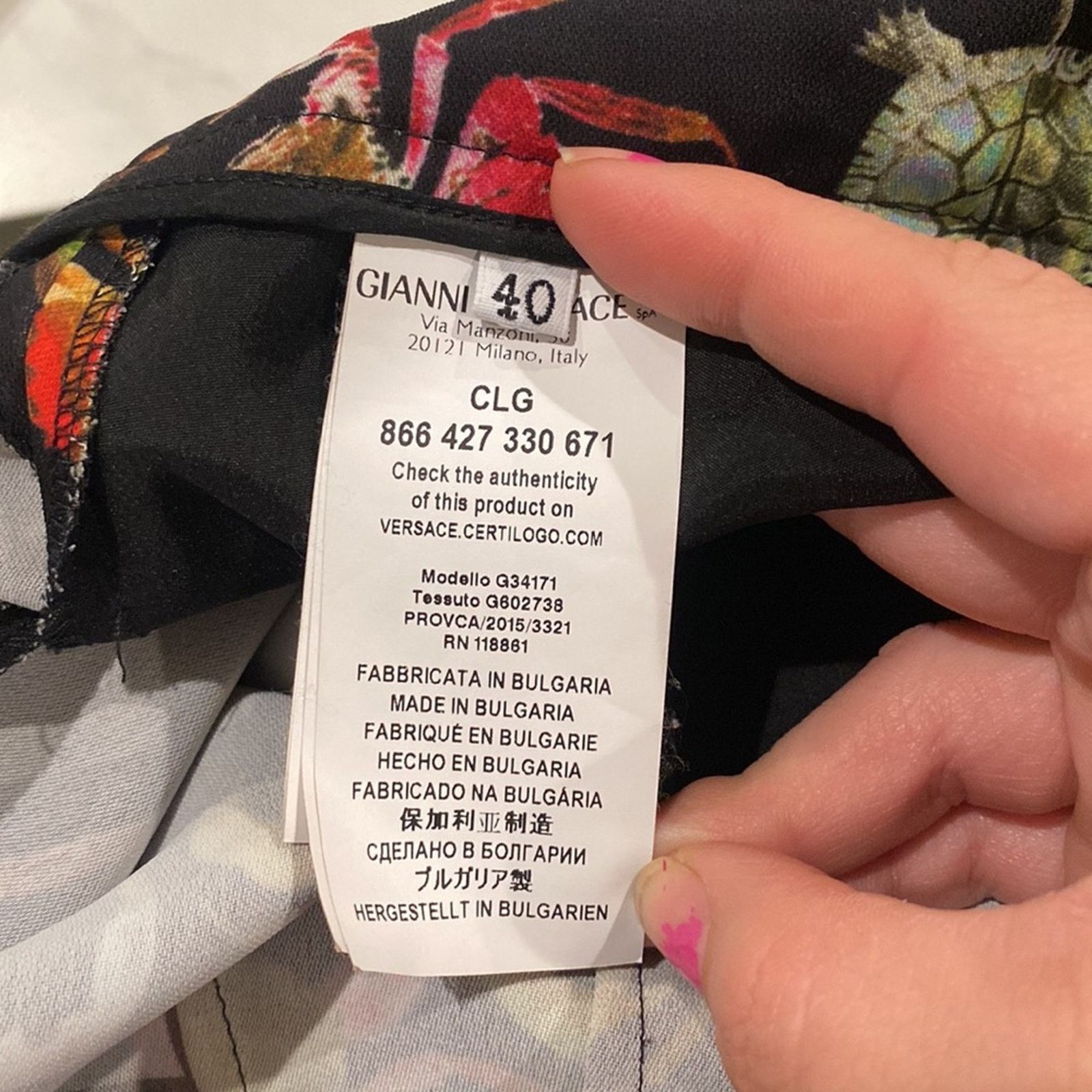 Versace Versace Collection Crabs print trousers SZ40 Size 28" / US 6 / IT 42 - 10 Thumbnail