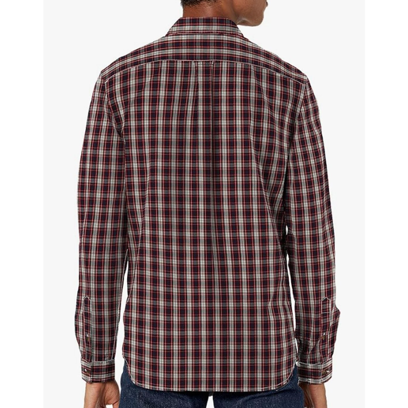 Lacoste Lacoste Men's Long Sleeve Plaid Regular Fit Oxford Shirt S Size US S / EU 44-46 / 1 - 3 Thumbnail