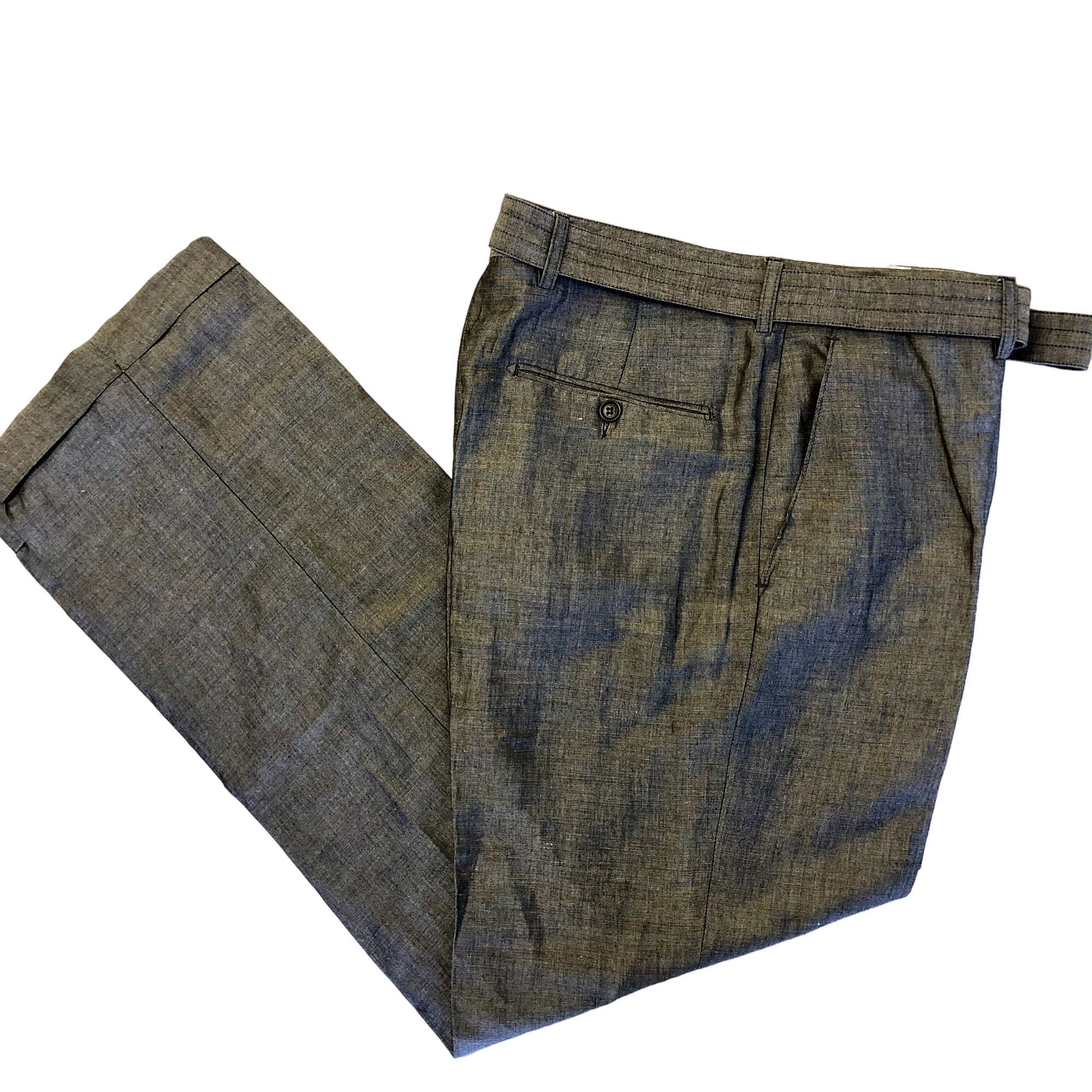 Gianfranco Ferre 50's Style GianFranco Ferre Belted SHARKSKIN Rockabilly Size US 34 / EU 50 - 2 Thumbnail
