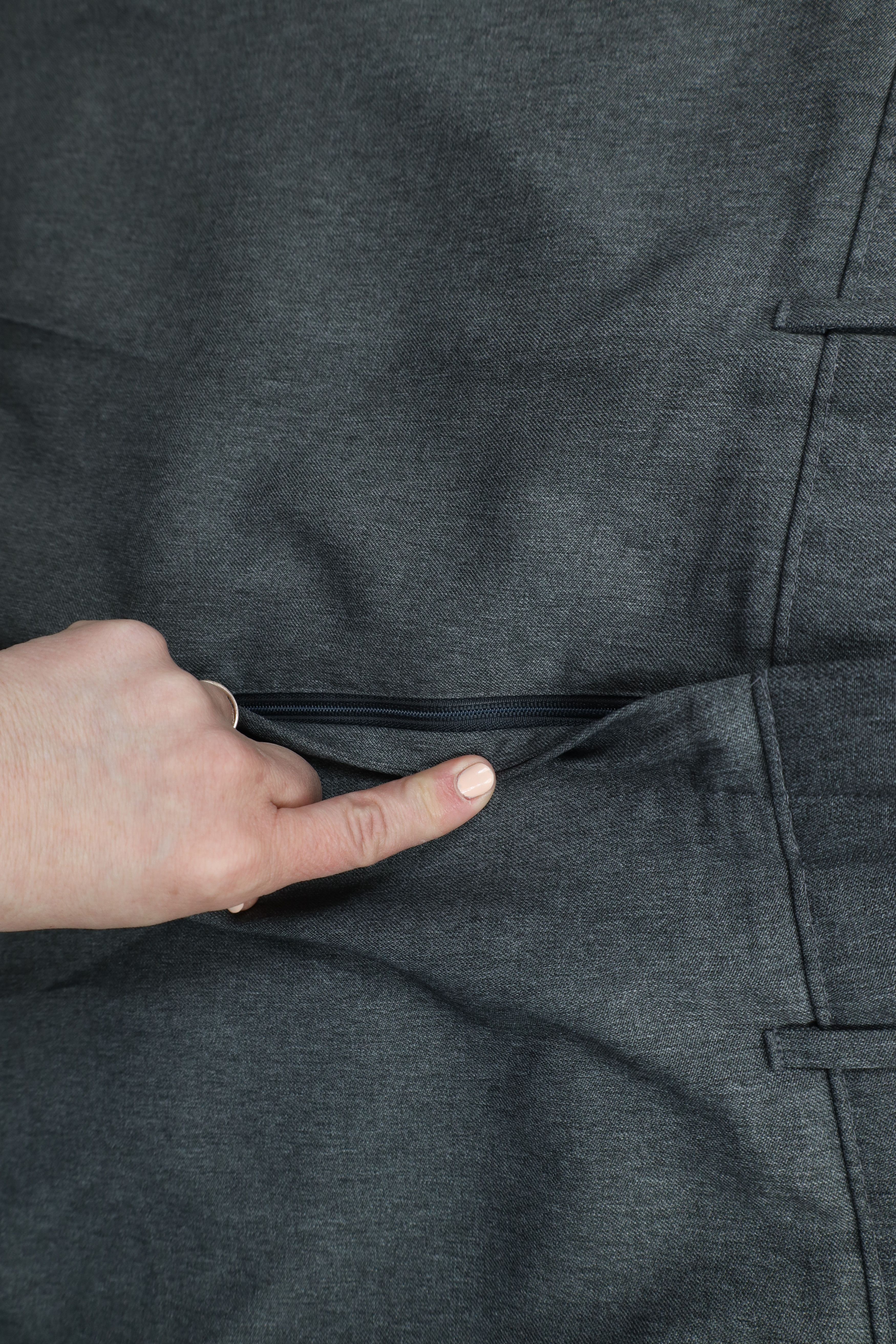 Levi's × Vintage Vintage 90s Levis Flared Wide Leg Chino Pant Heather Gray Size US 36 / EU 52 - 7 Thumbnail
