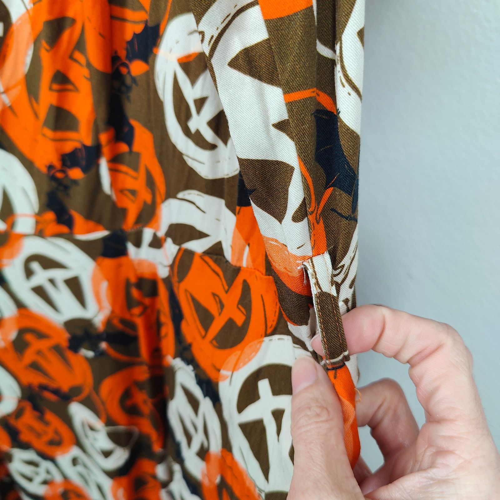 Other Miss Lulo Bella Pumpkin & Bats Dress Womens 4X SoySilk Size 4XL / US 24-26 - 4 Thumbnail