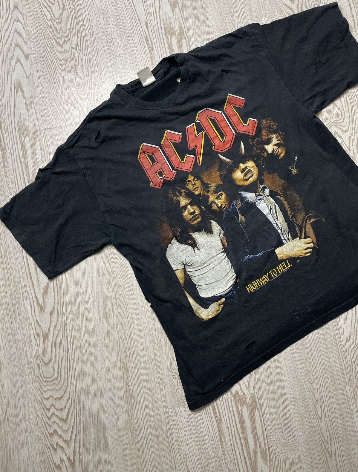 Band Tees × Vintage Y2K Ac/Dc Highway to hell 2001s crazy rock band tshirt Size US XL / EU 56 / 4 - 2 Thumbnail