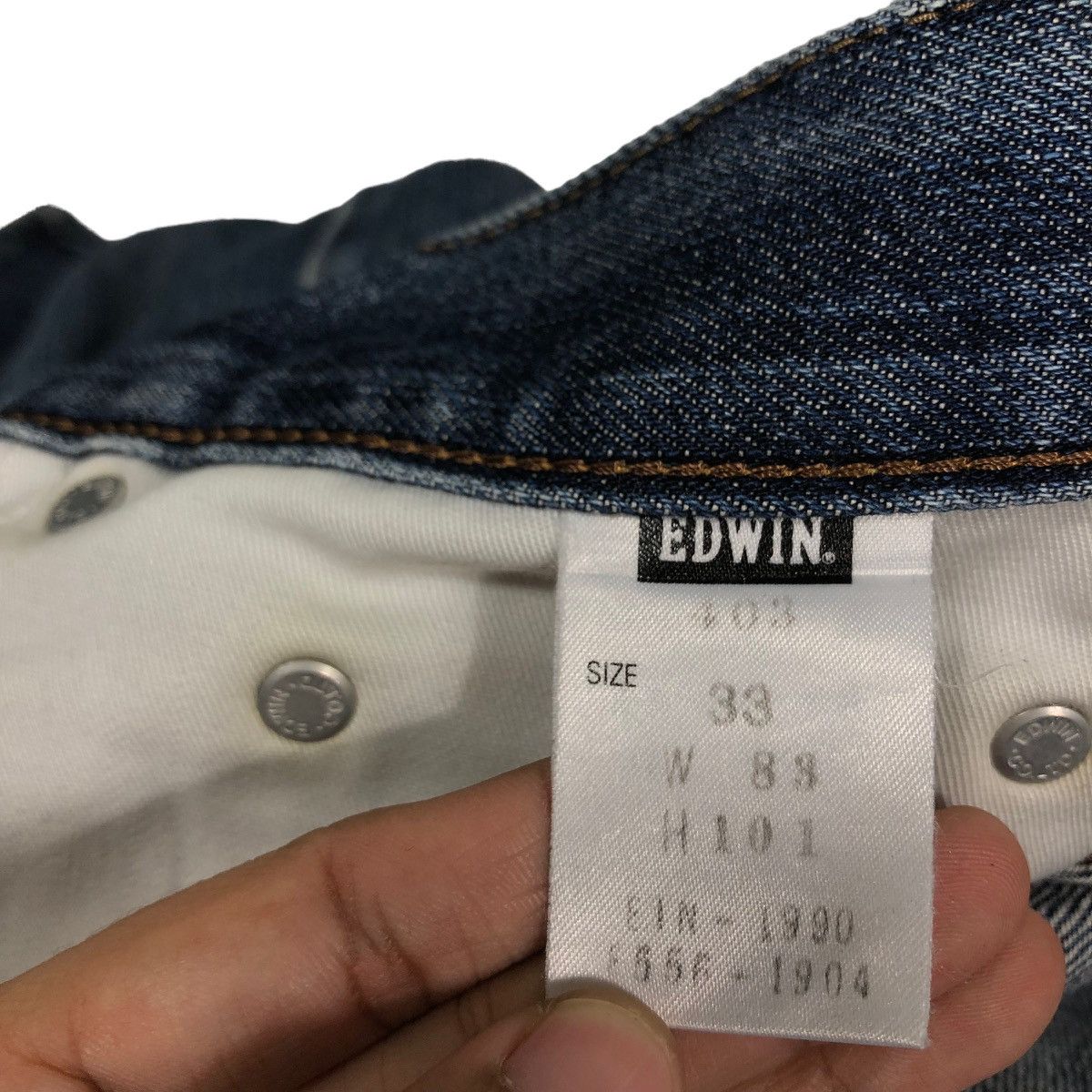 Edwin 🔥Vintage Edwin International Basic Jeans Size US 34 / EU 50 - 23 Thumbnail