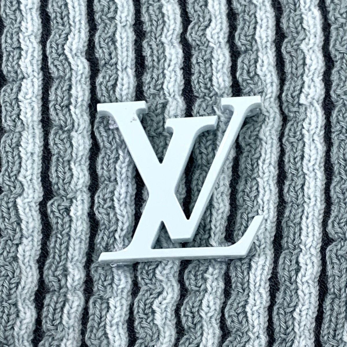 Louis Vuitton Louis Vuitton Striped Intarsia Crew Neck Knit Sweater K26WX Size US XXL / EU 58 / 5 - 5 Thumbnail