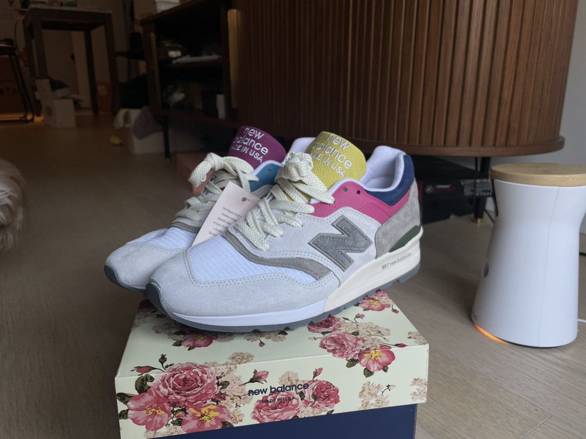 Aime Leon Dore × New Balance Aimé Leon Dore x New Balance 997 Mulberry Canary Mismatch Size US 10 / EU 43 - 3 Thumbnail
