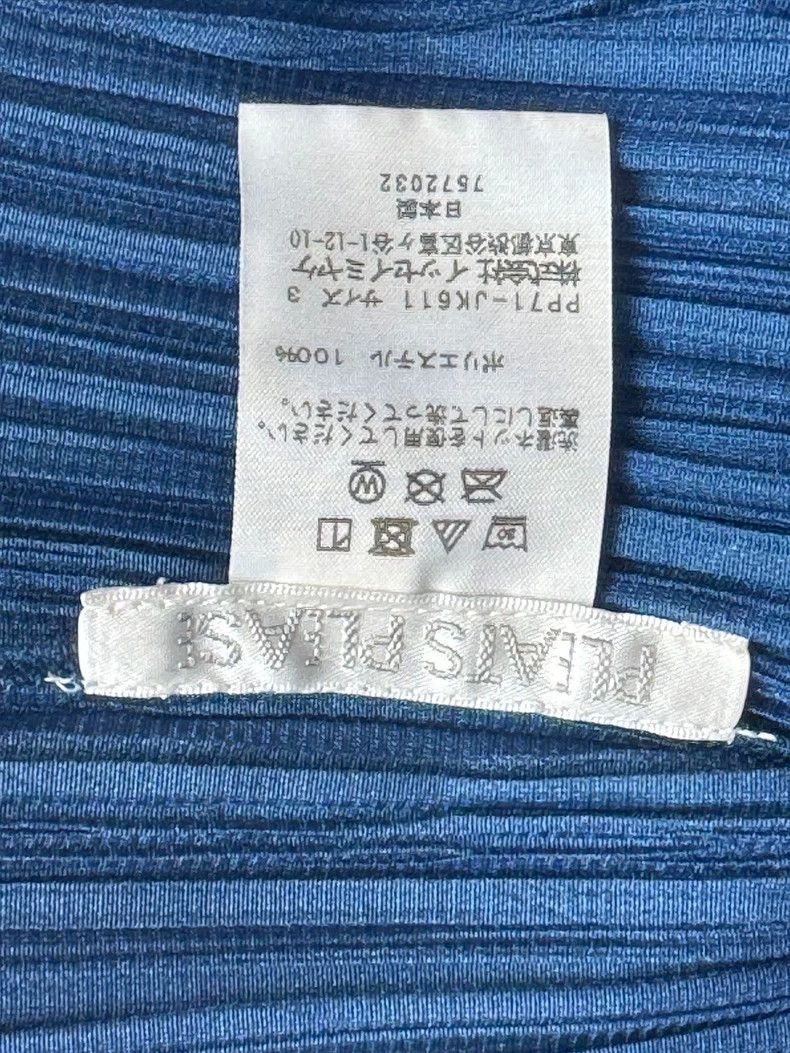 Issey Miyake Issey Miyake size:3 Blue pleated vest Size XS / US 0-2 / IT 36-38 - 6 Thumbnail
