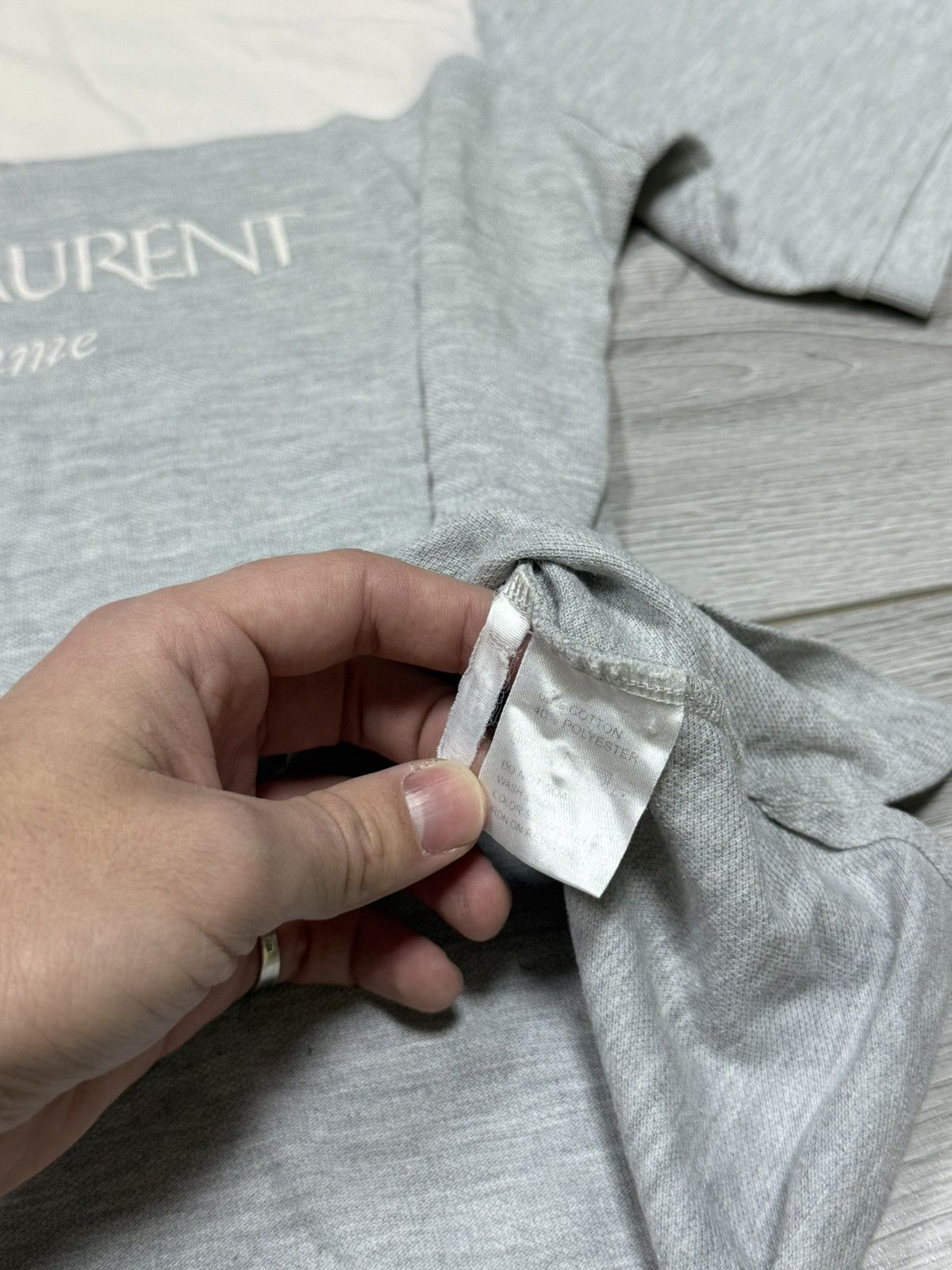 Yves Saint Laurent Yves Saint Laurent pour homme YSL big logo polo stripes Size US L / EU 52-54 / 3 - 5 Thumbnail