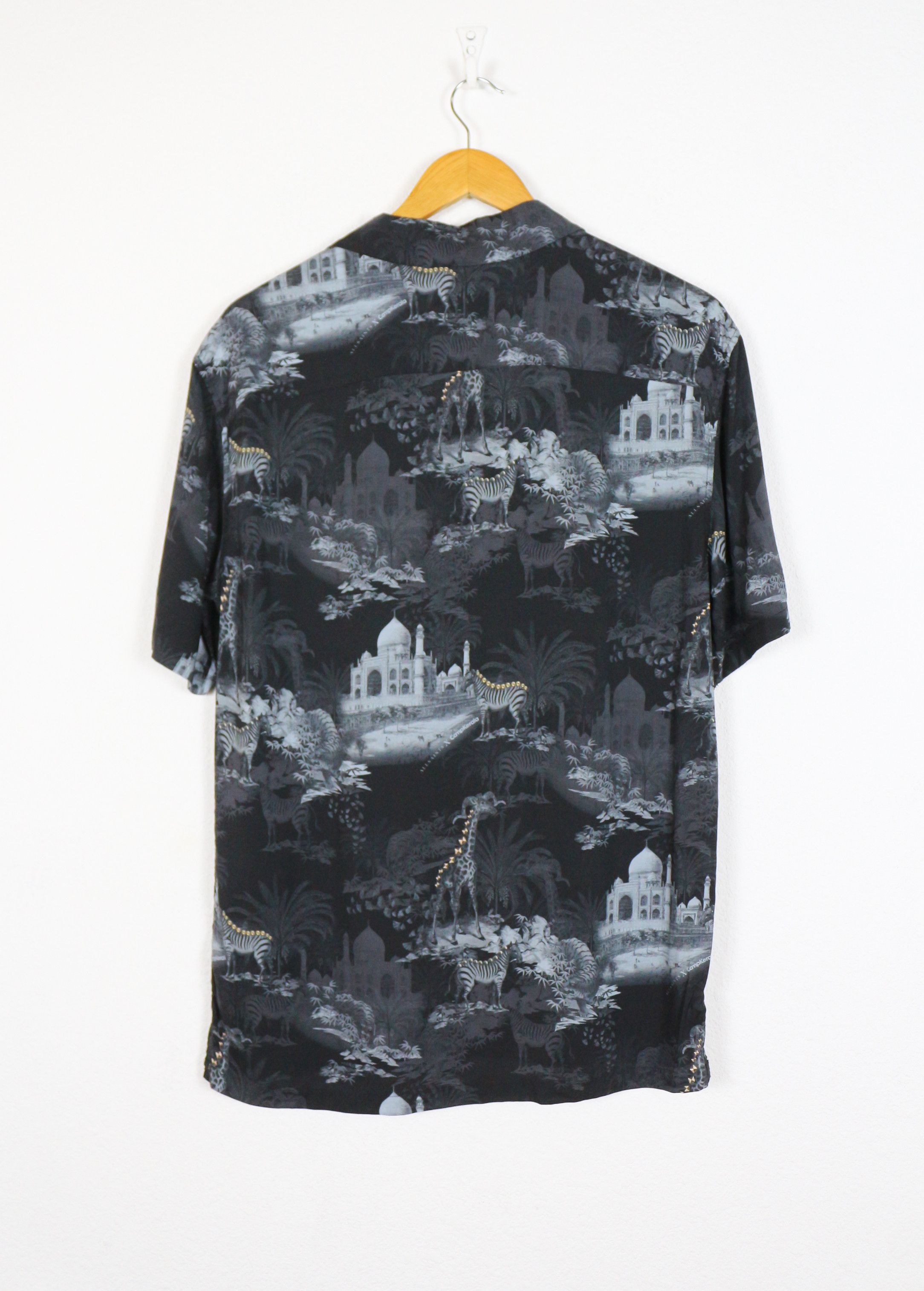 Allsaints Allsaints Tajpur Japanese Printed Viscose Open Collar Shirt Size US M / EU 48-50 / 2 - 6 Thumbnail