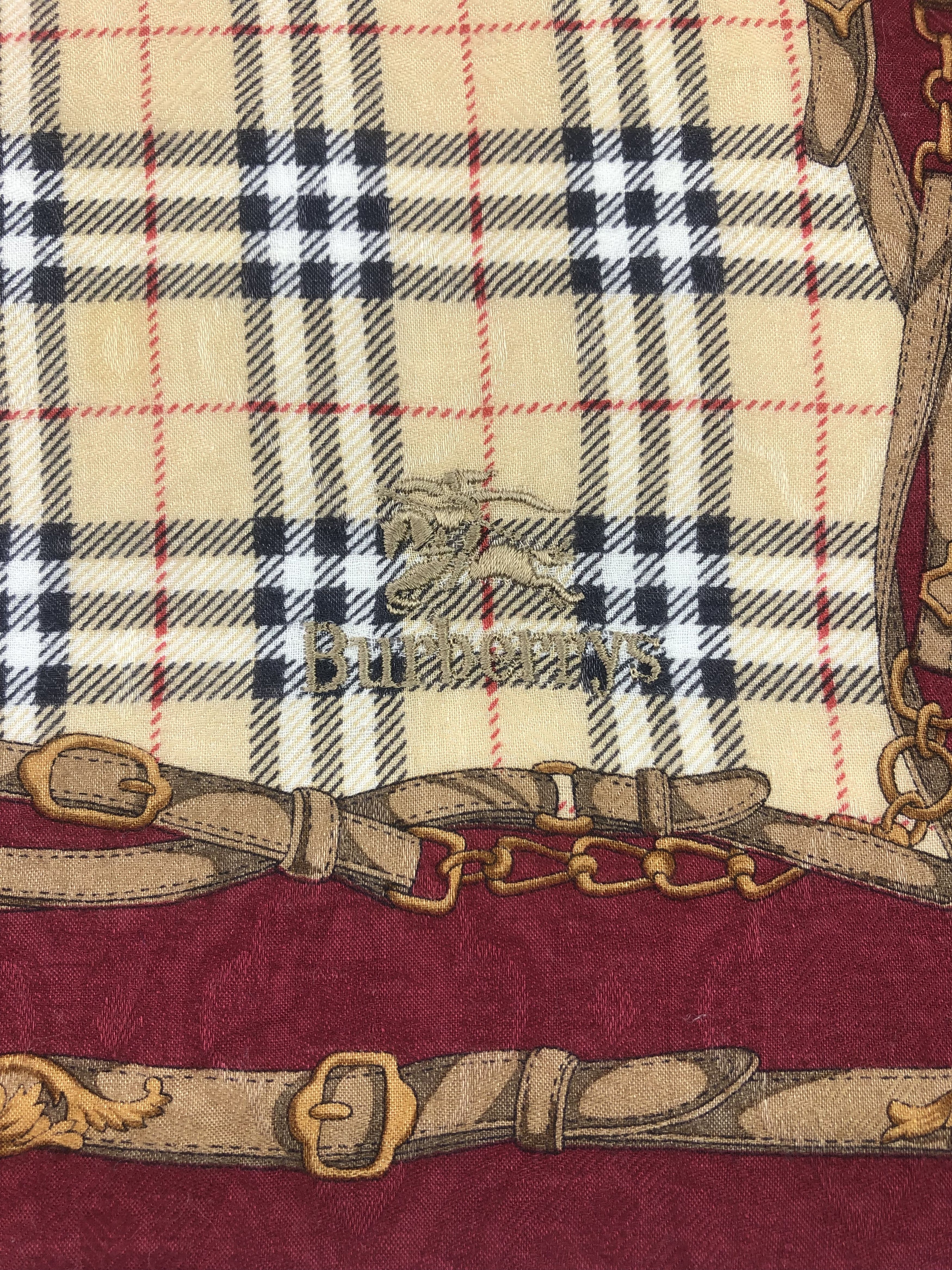 Burberry Burberry Handkerchief / Bandana / Neckerchief / Headscarf Size ONE SIZE - 5 Thumbnail