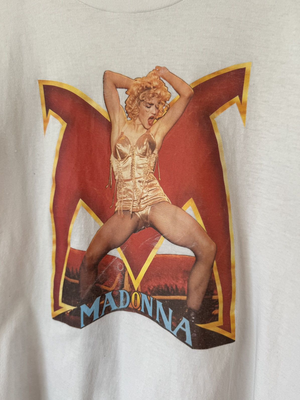 Band Tees Vintage 90s Madonna Blond Ambition T Shirt Tee Size US M / EU 48-50 / 2 - 4 Thumbnail