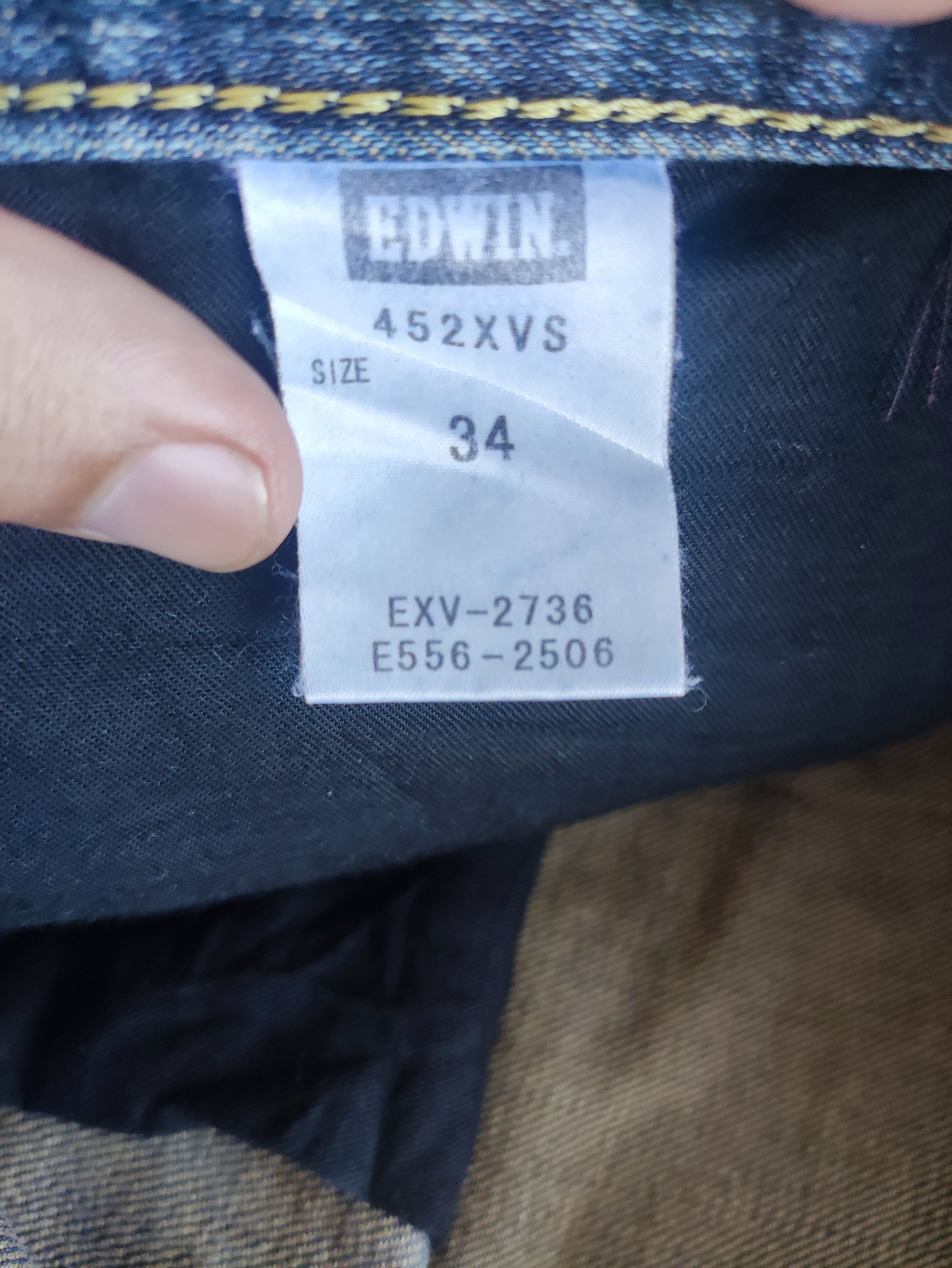 Edwin Vintage Edwin Distress Fadee Denim Pants w35 Size US 36 / EU 52 - 7 Thumbnail