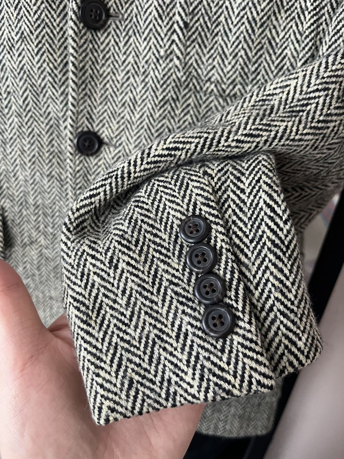 Polo Ralph Lauren Vintage Polo Ralph Lauren Blazer Jacket Wool Herringbone Size XL / US 12-14 / IT 48-50 - 4 Thumbnail