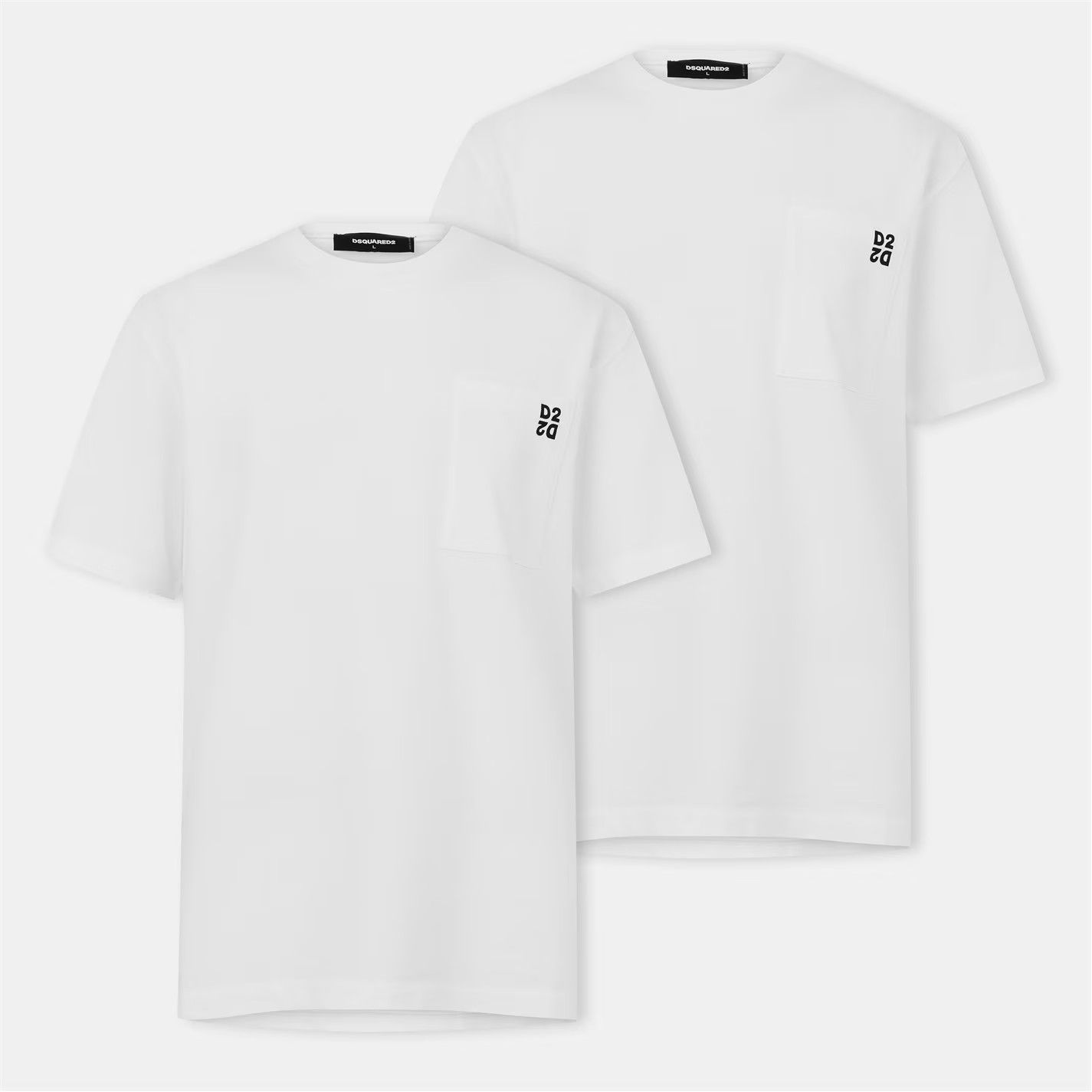 Dsquared2 o1g2r1mq0426 Soft Breathable T-Shirt in White Size US XL / EU 56 / 4 - 2 Thumbnail