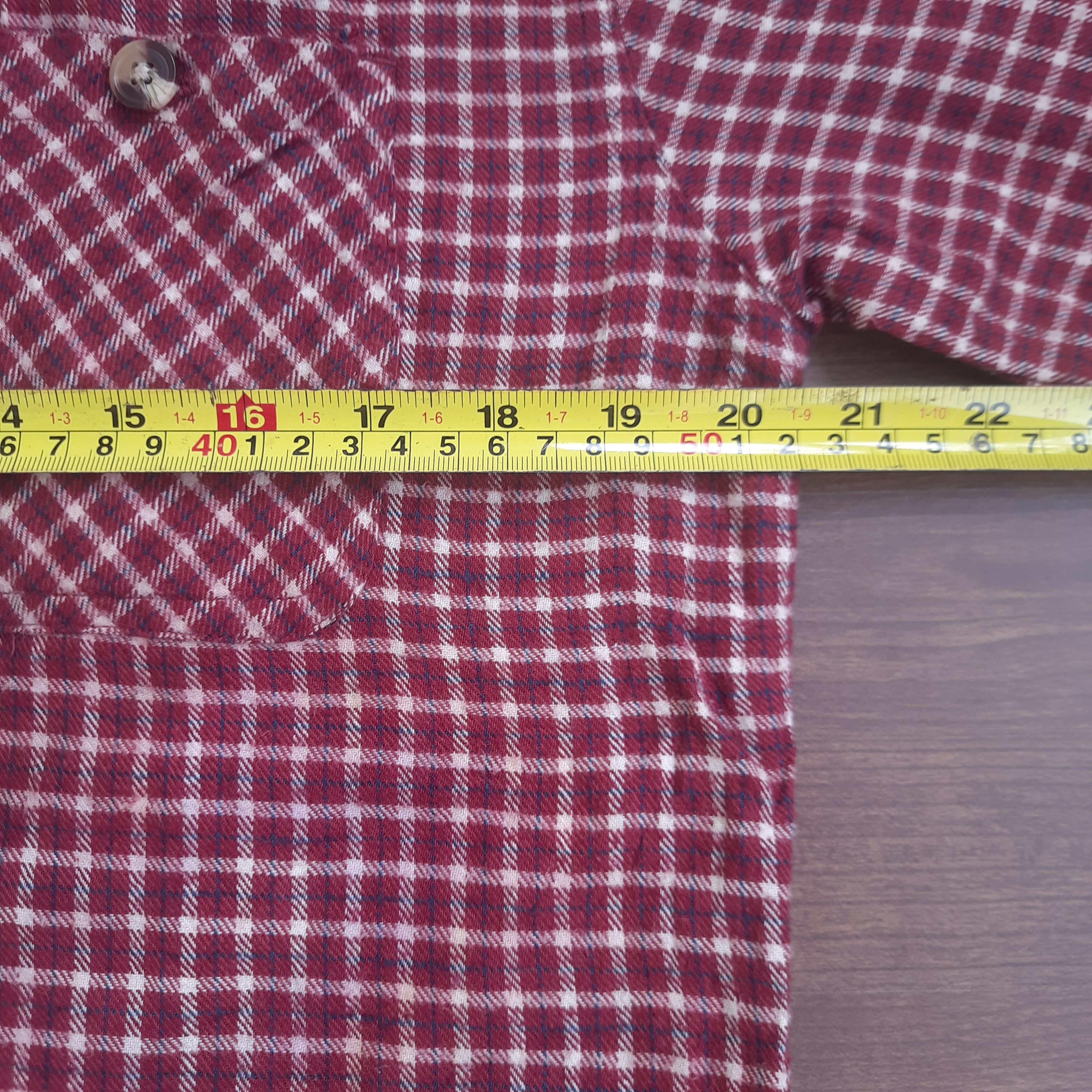 Japanese Brand Vintage Jungle Strom Plaid Flannel Zipper Size US L / EU 52-54 / 3 - 9 Thumbnail