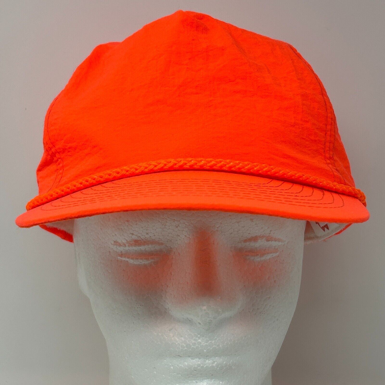 Vintage Vintage 90s Blank Hat Baseball Cap Roping Rope Blaze Orange Size ONE SIZE - 2 Thumbnail