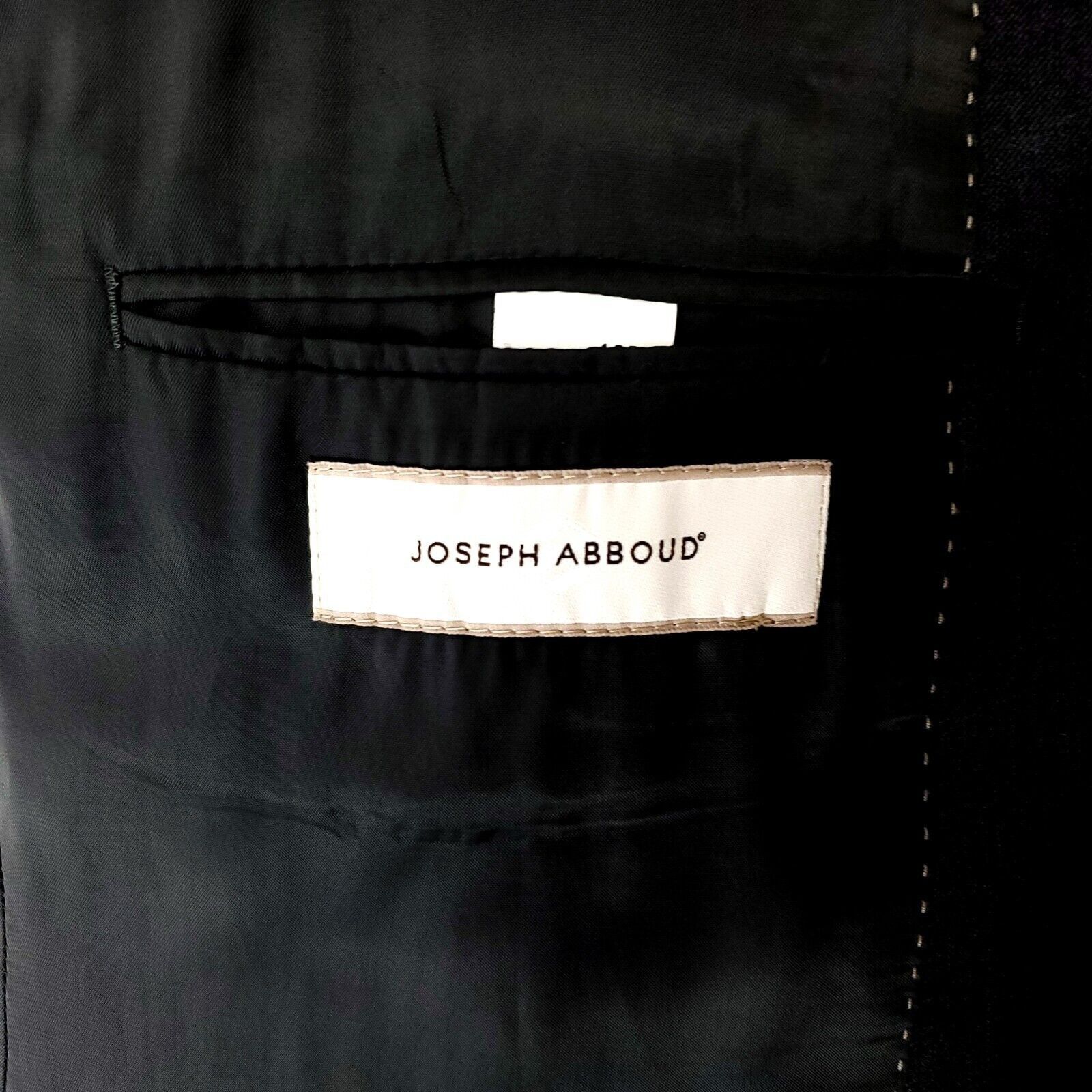 Joseph Abboud Joseph Abboud Wool 2 Button Blazer 40R Or Slim Fit 42R Gray Size 40R - 7 Thumbnail
