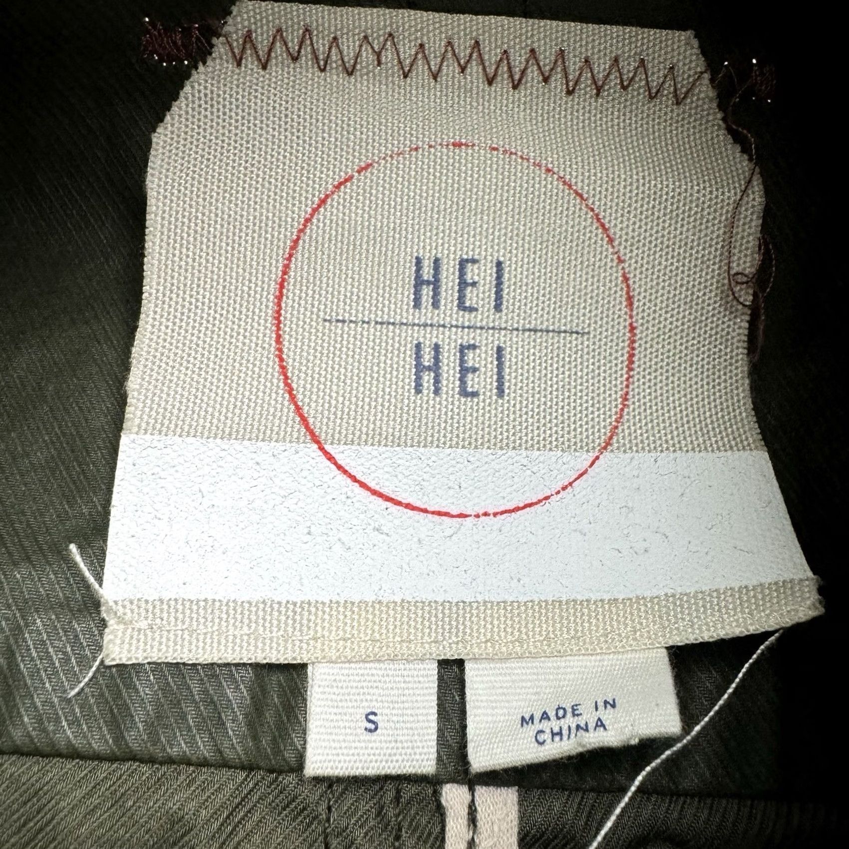 Anthropologie Hei Hei Anthropologie Women's Small Olive Utility Button Up Shirt Size S / US 4 / IT 40 - 5 Thumbnail