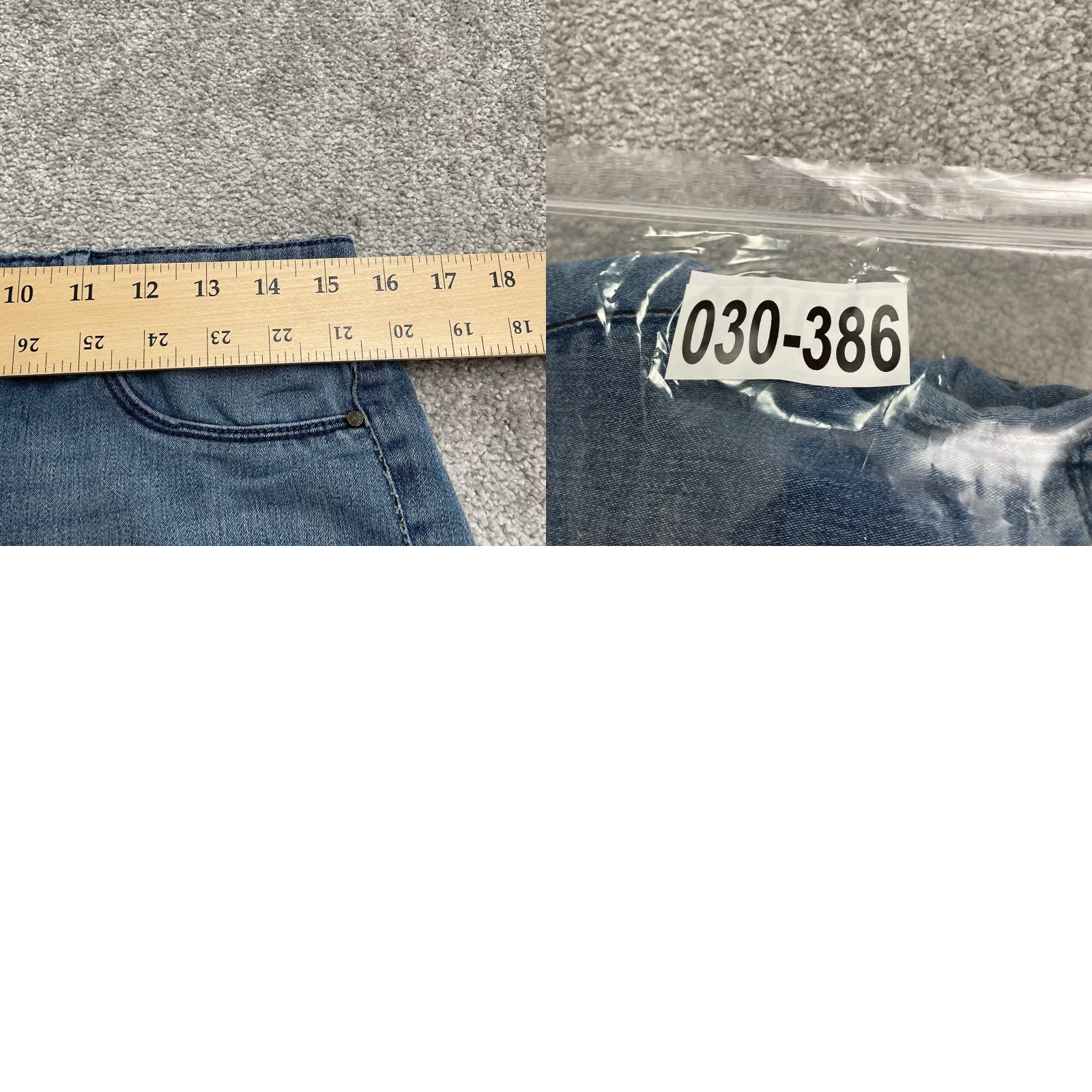 Denime Kardashian Kardashian Kourtney Jegging Denim Jeans Blue Medium 31x29 Womens Regular Jeans, 5-Pocket Design, Ballpark? (Oops) Size 32" / US 10 / IT 46 - 9 Thumbnail