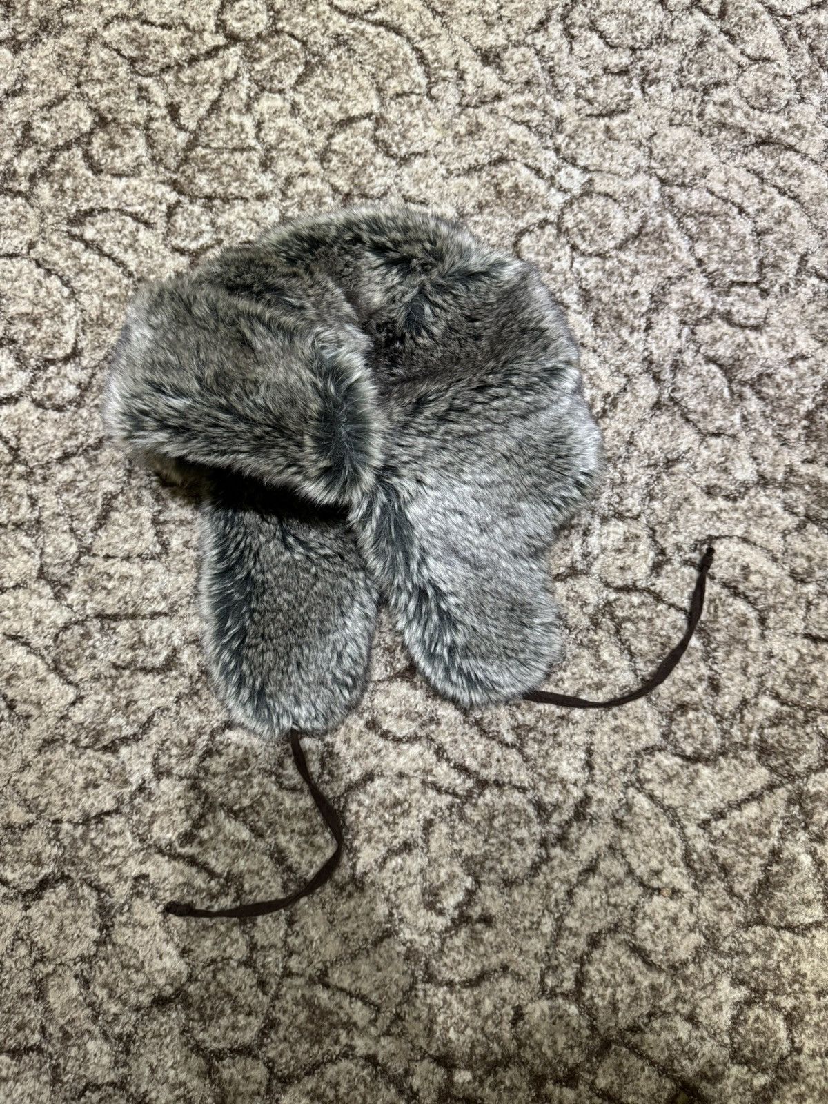 Hysteric Glamour × Vintage Vintage Crazy Y2K Mohair Fuzzy Hat Ushanka Punk Huge Size ONE SIZE - 2 Thumbnail