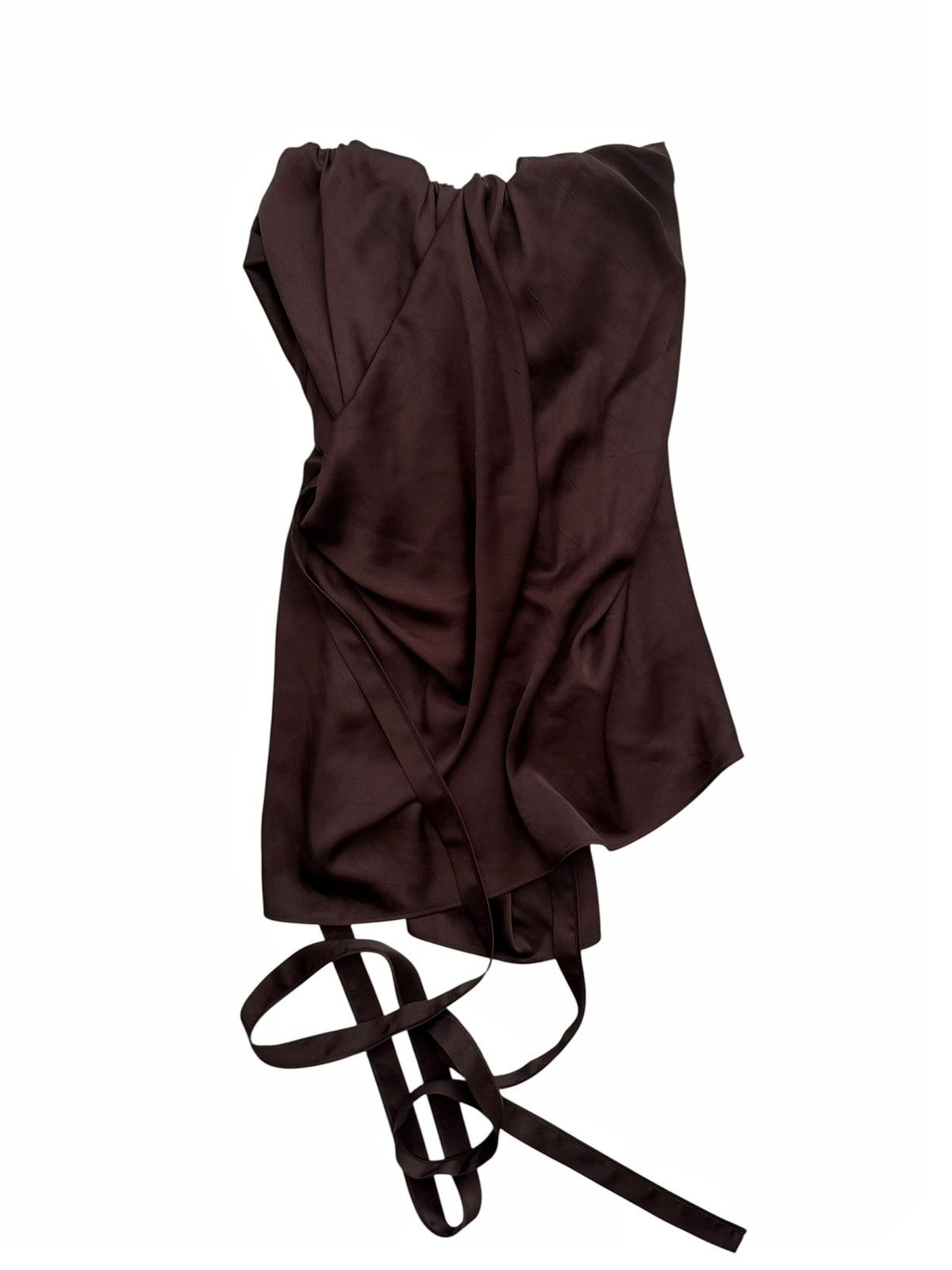 Vivienne Westwood $2,600 Corset Bustier Susana Dress Brown Satin Size S / US 4 / IT 40 - 10 Thumbnail