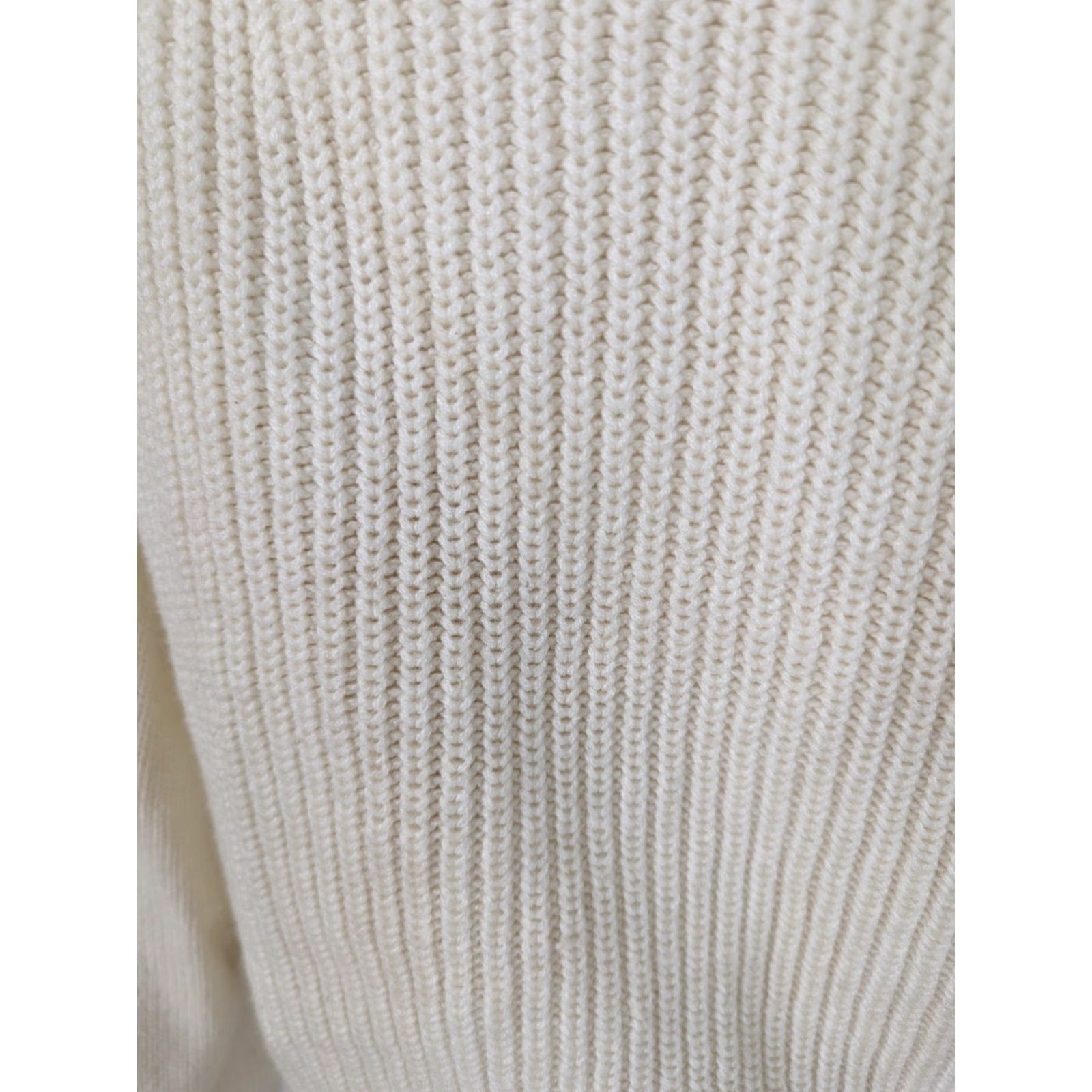 Vintage VINTAGE Cream Cable Knit Button Cardigan Sweater Women's Small S6W Size S / US 4 / IT 40 - 5 Thumbnail