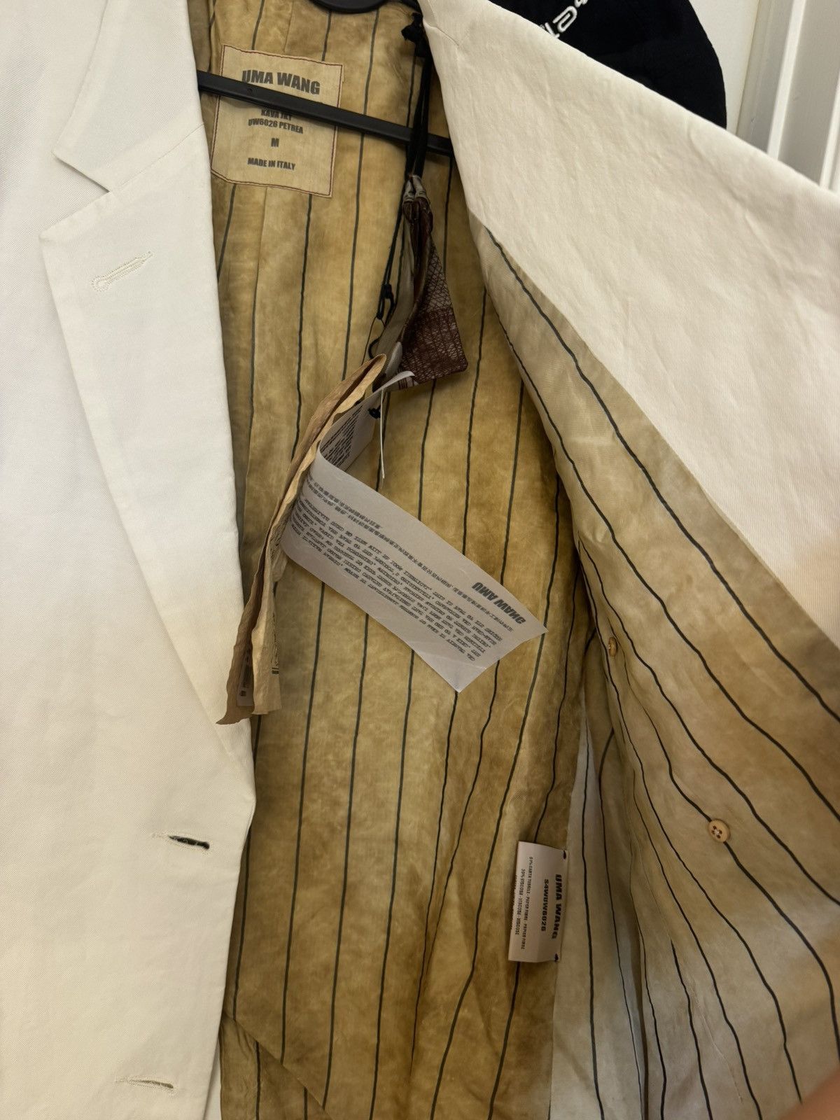 Uma Wang Uma Wang SS2024 KAVA Jacket Off White Paper Fibre Italy M Size M / US 6-8 / IT 42-44 - 3 Thumbnail
