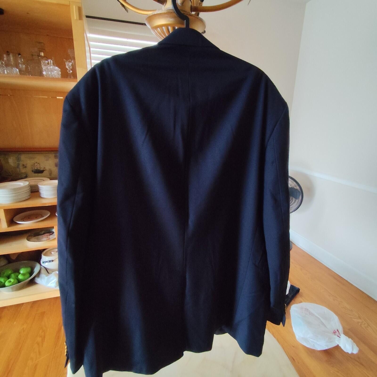 Lauren Ralph Lauren Lauren Ralph Lauren Navy Blue Blazer Gold Buttons 46L Size 46L - 5 Thumbnail