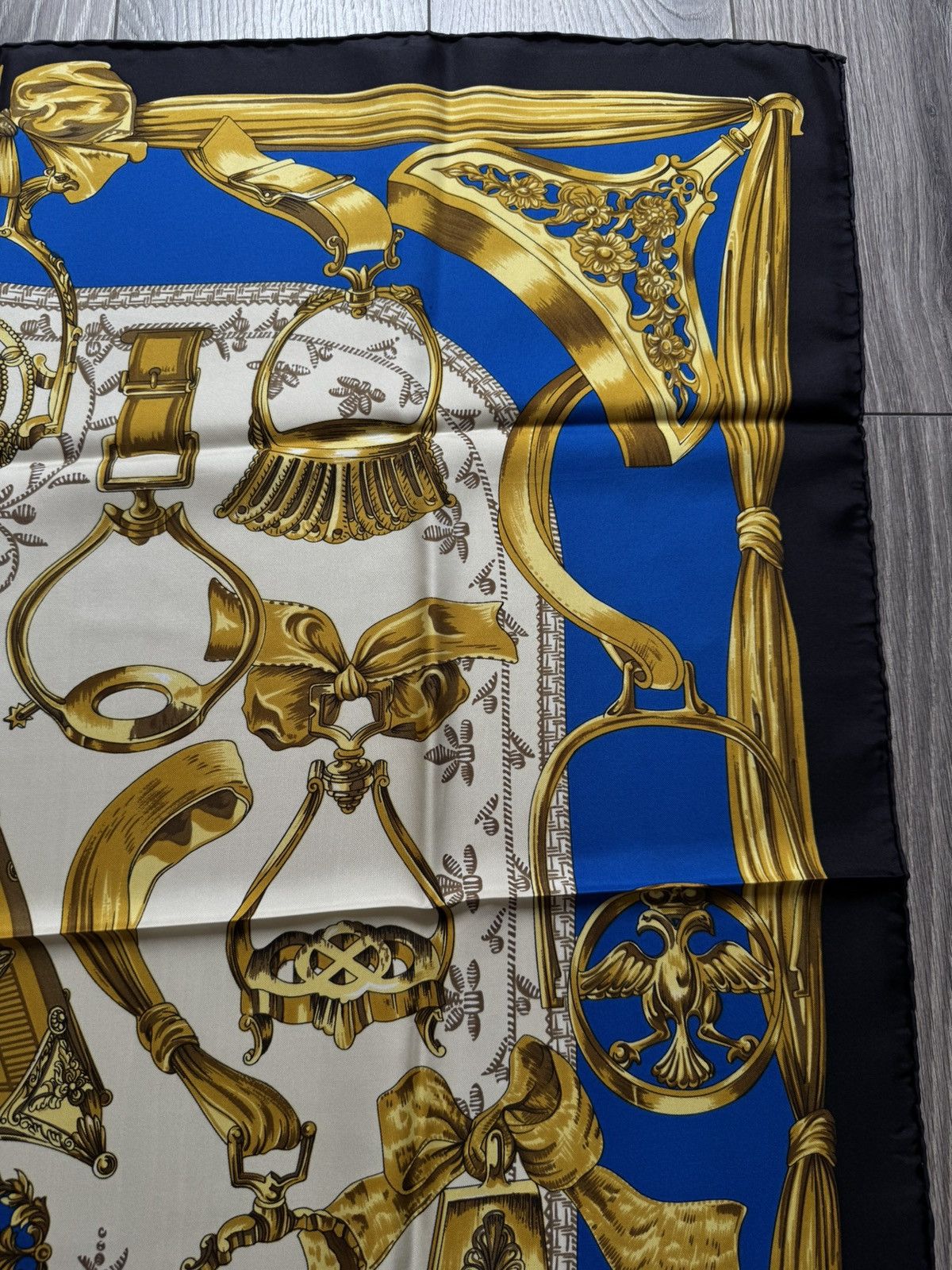 Hermes Hermès Etriers silk scarf by Françoise de la Perrière 1964y Size ONE SIZE - 6 Thumbnail