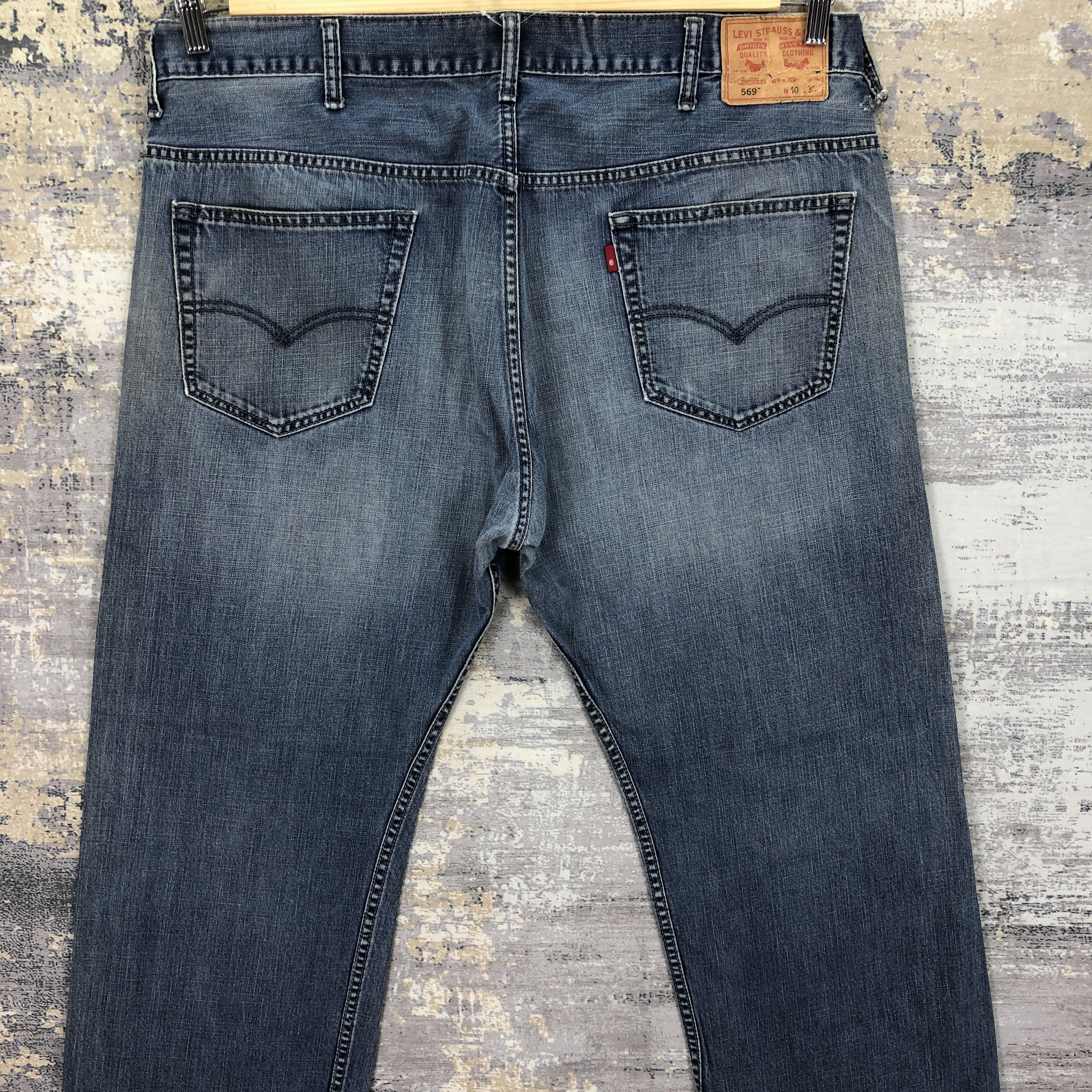 Levi's Vintage Levis Baggy Jeans Oversized Levi's 569 Denim Size US 40 / EU 56 - 4 Thumbnail