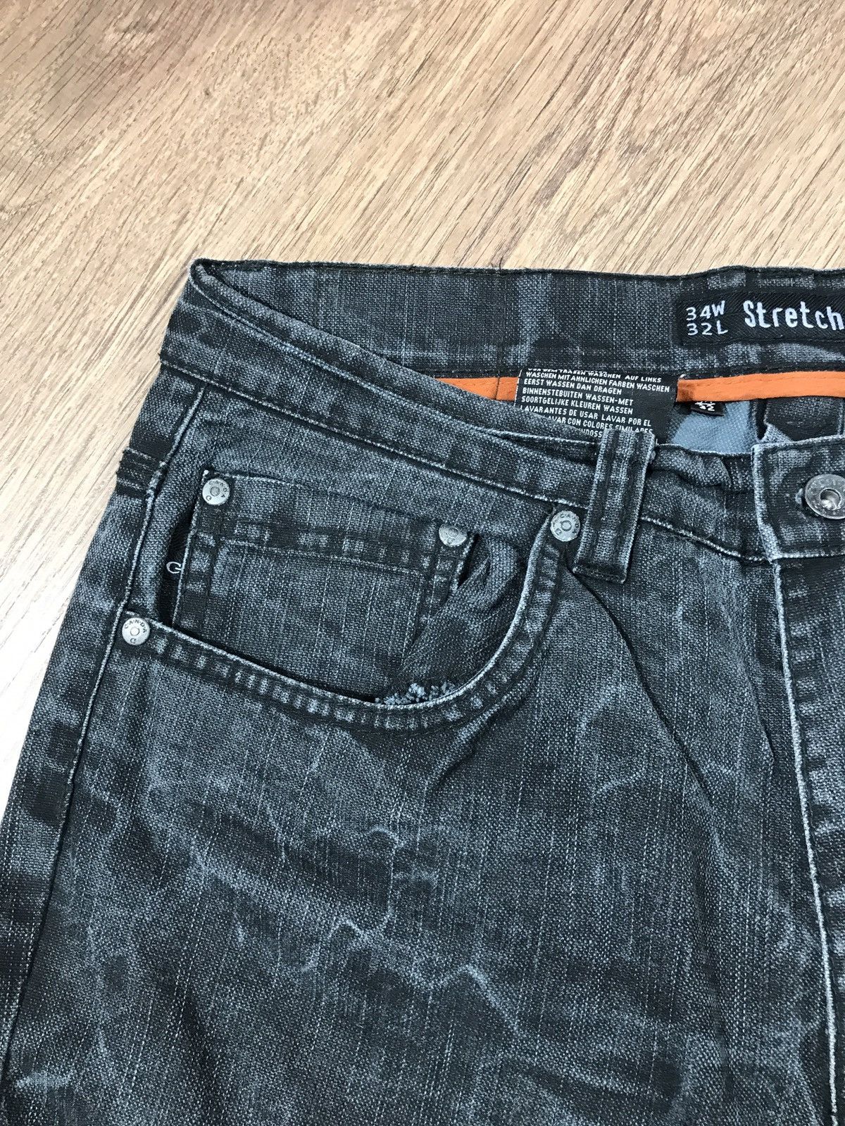 Japanese Brand × Vintage Vintage Distressed Denim Pants Jeans Size US 34 / EU 50 - 6 Thumbnail