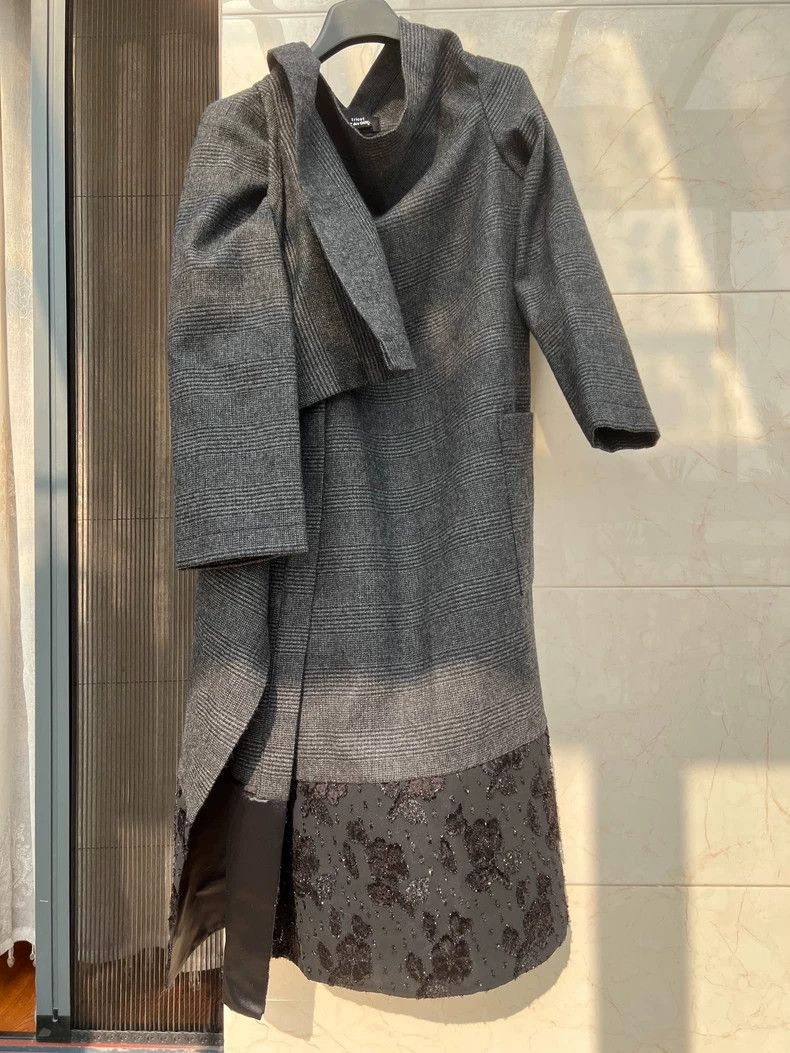 Comme des Garcons size one-size-fits-all Cut and knit coat
