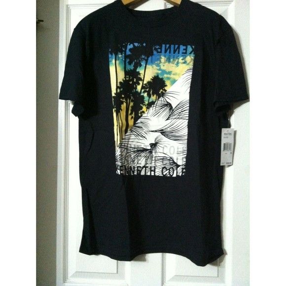 Kenneth Cole KENNETH COLE REACTION MENS NEW COTTON CREW NECK TEE SHIRT XL Size US XL / EU 56 / 4 - 1 Thumbnail