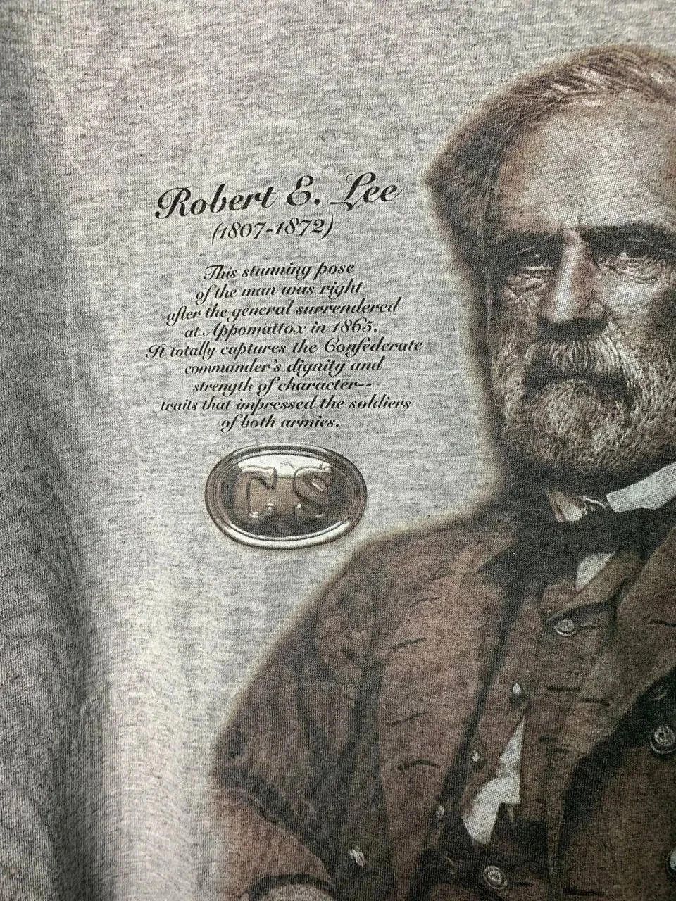 Other Vintage General Robert E Lee Short Sleeve T-Shirt Gray XL Size US XL / EU 56 / 4 - 4 Thumbnail