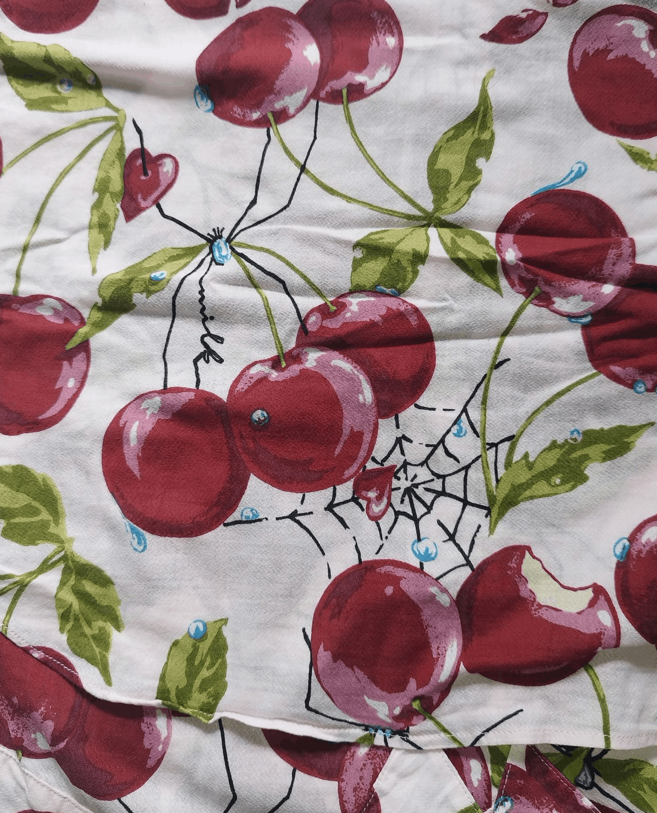 If Six Was Nine × Japanese Brand × Yasuyuki Ishii Milkboy taran cherry shirt Size US M / EU 48-50 / 2 - 3 Thumbnail
