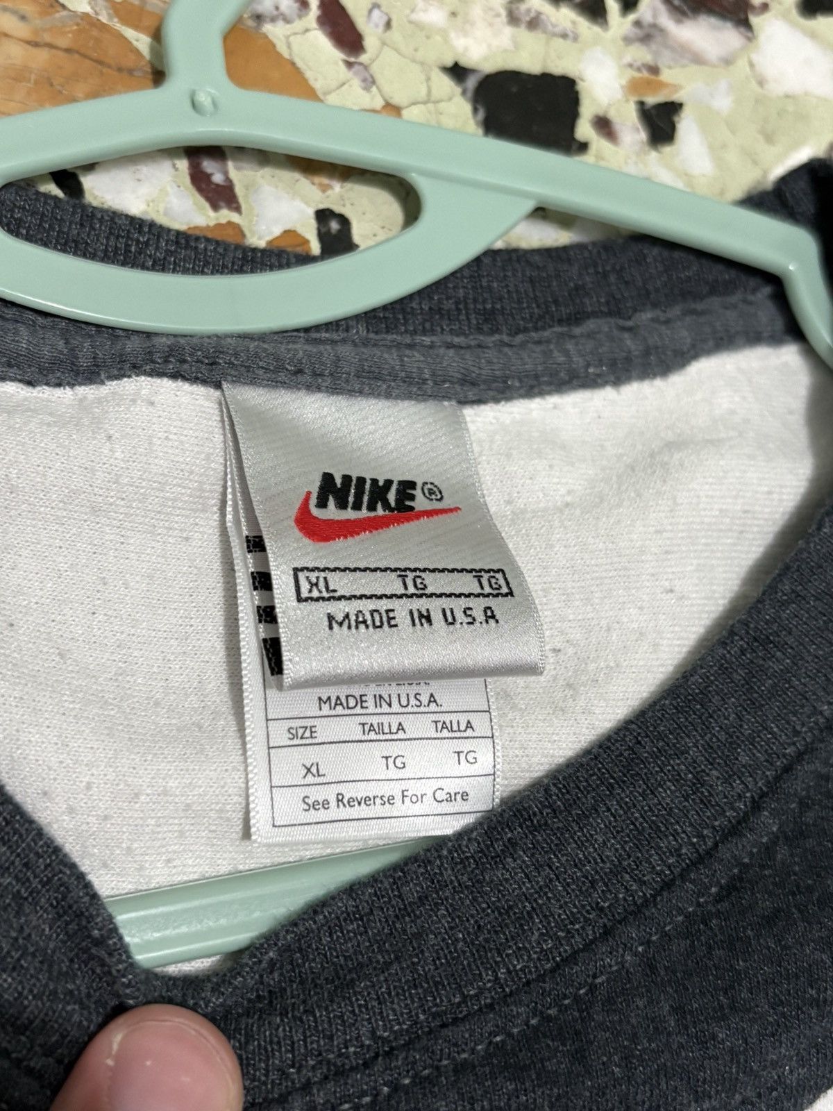 Vintage Nike Sweatshirt 80s Colorblock Crewneck